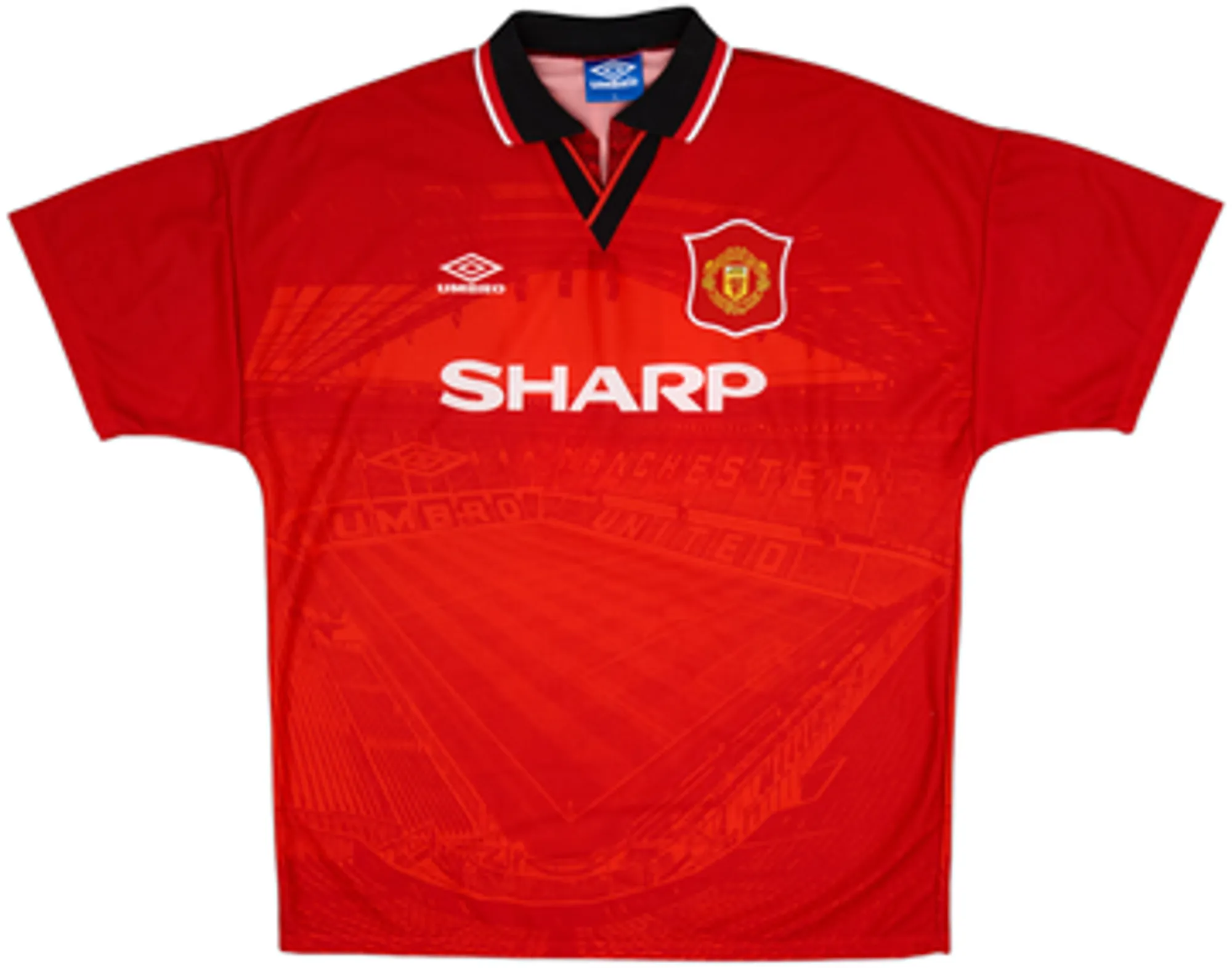 1994-96 Manchester United Home Shirt Cole #17 - 9/10 - (XL)