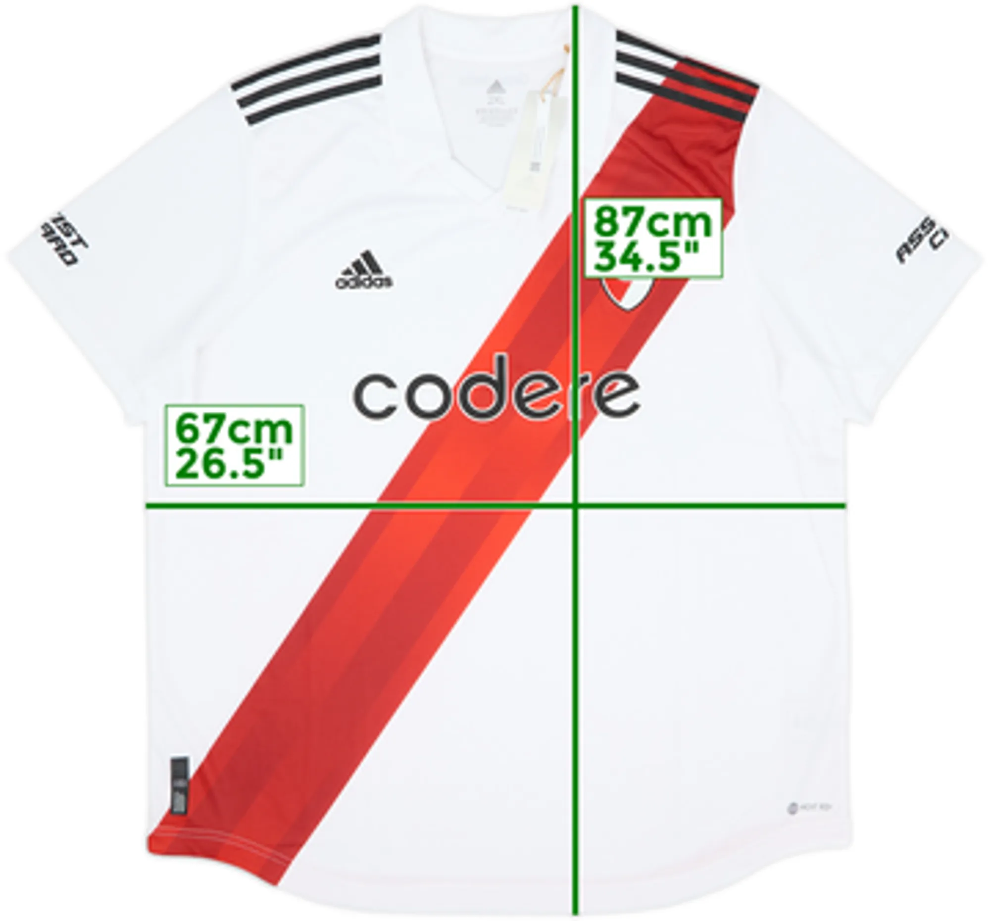 2022 River Plate Authentic Home Shirt (XXL)