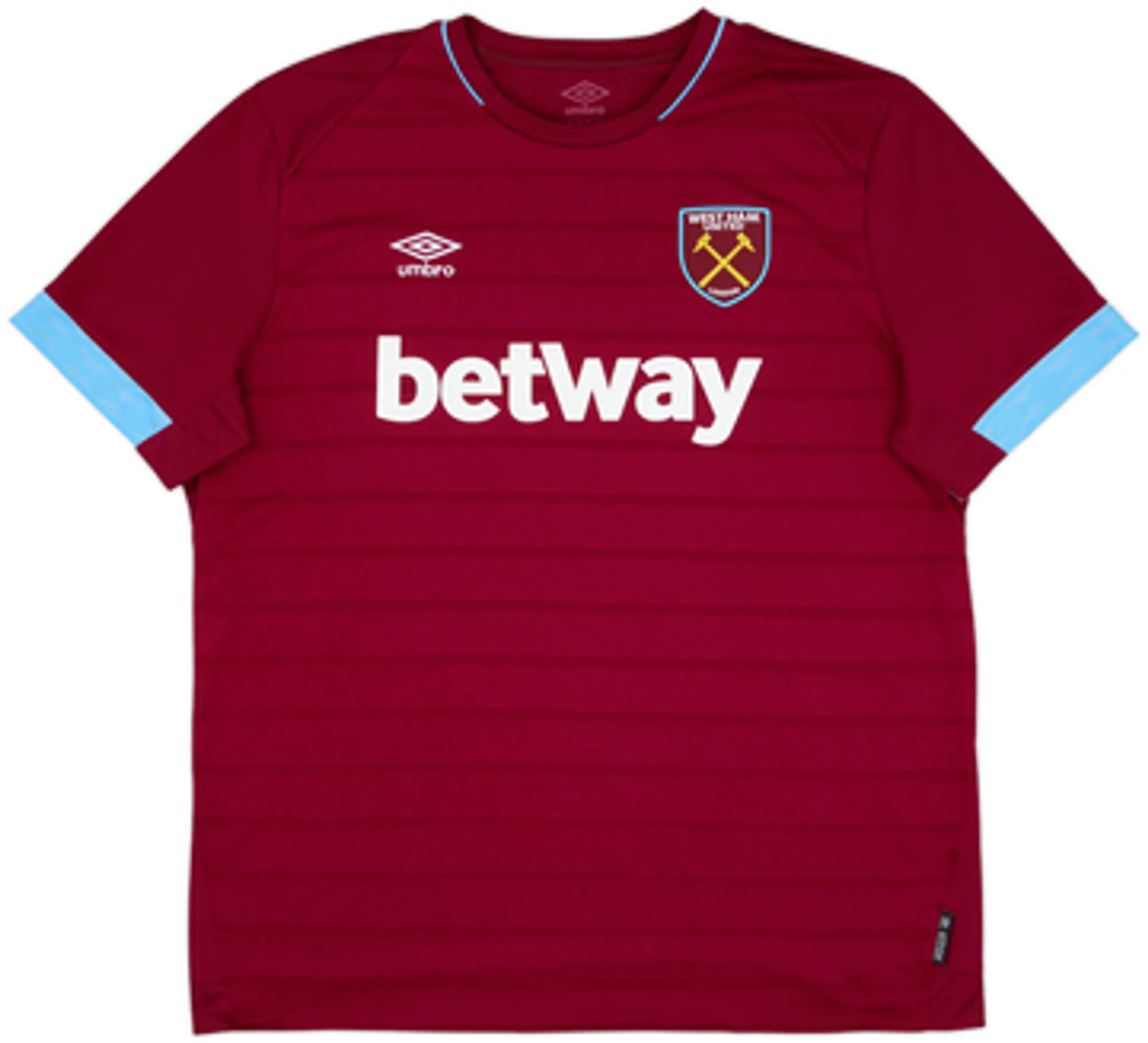 2018-19 West Ham Home Shirt Rice #41 - 10/10 - (XXL)