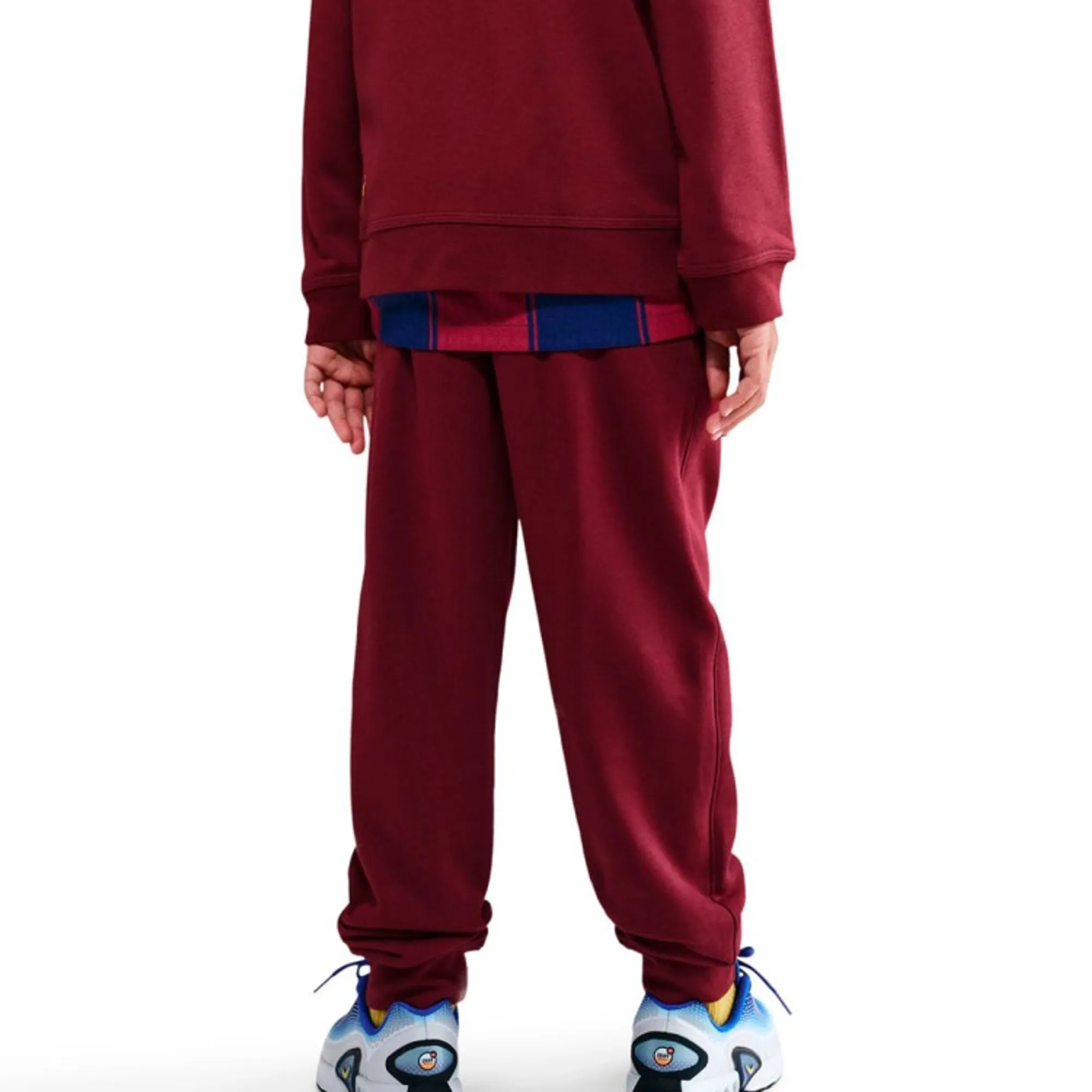 Nike Barcelona NSW Club KIDS Joggers - Maroon - 2025-2026