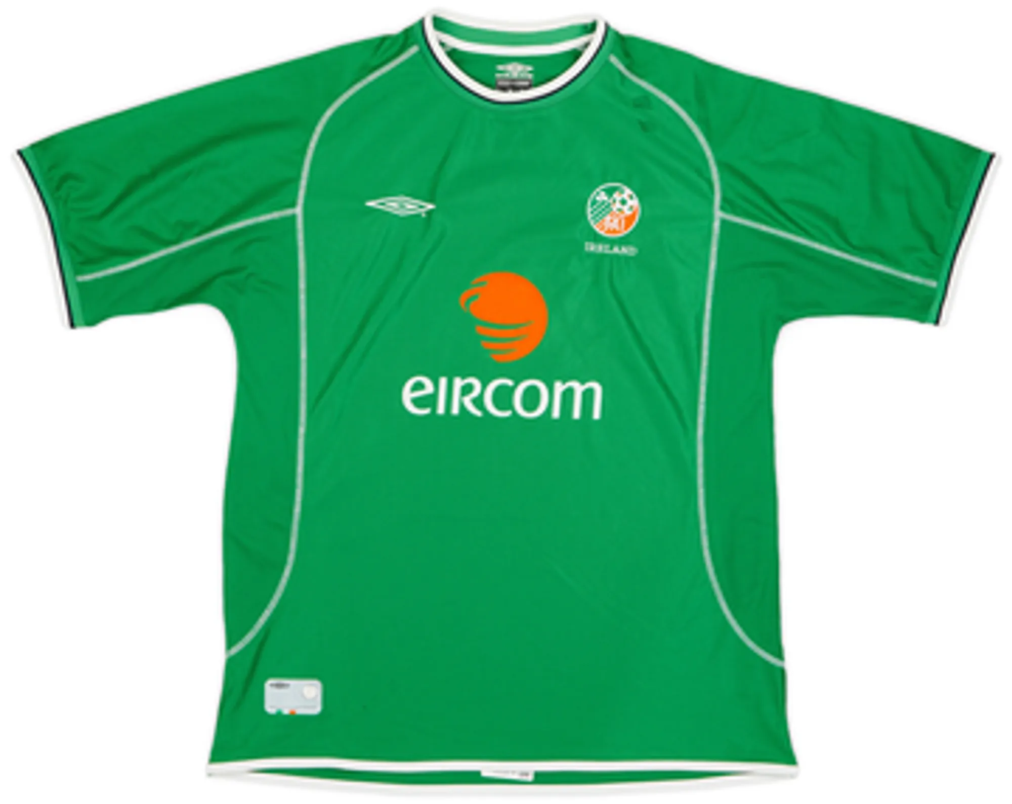 2001-03 Ireland Home Shirt Duff #9EXL