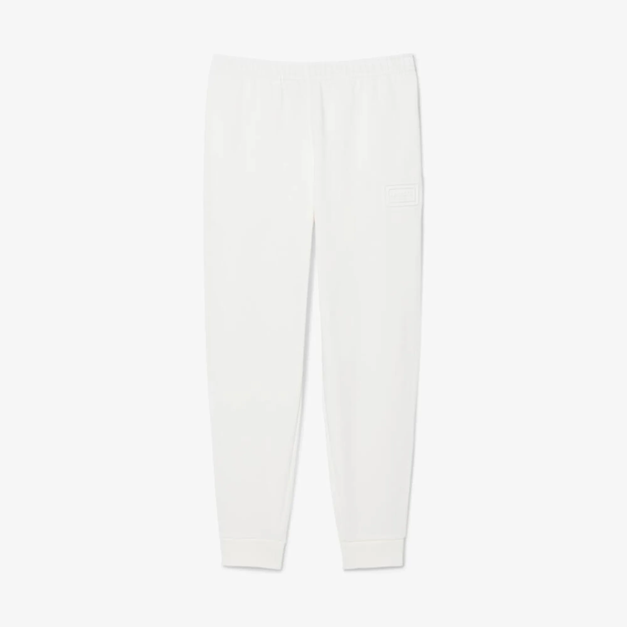 Lacoste Embossed Branding Sweatpants - White