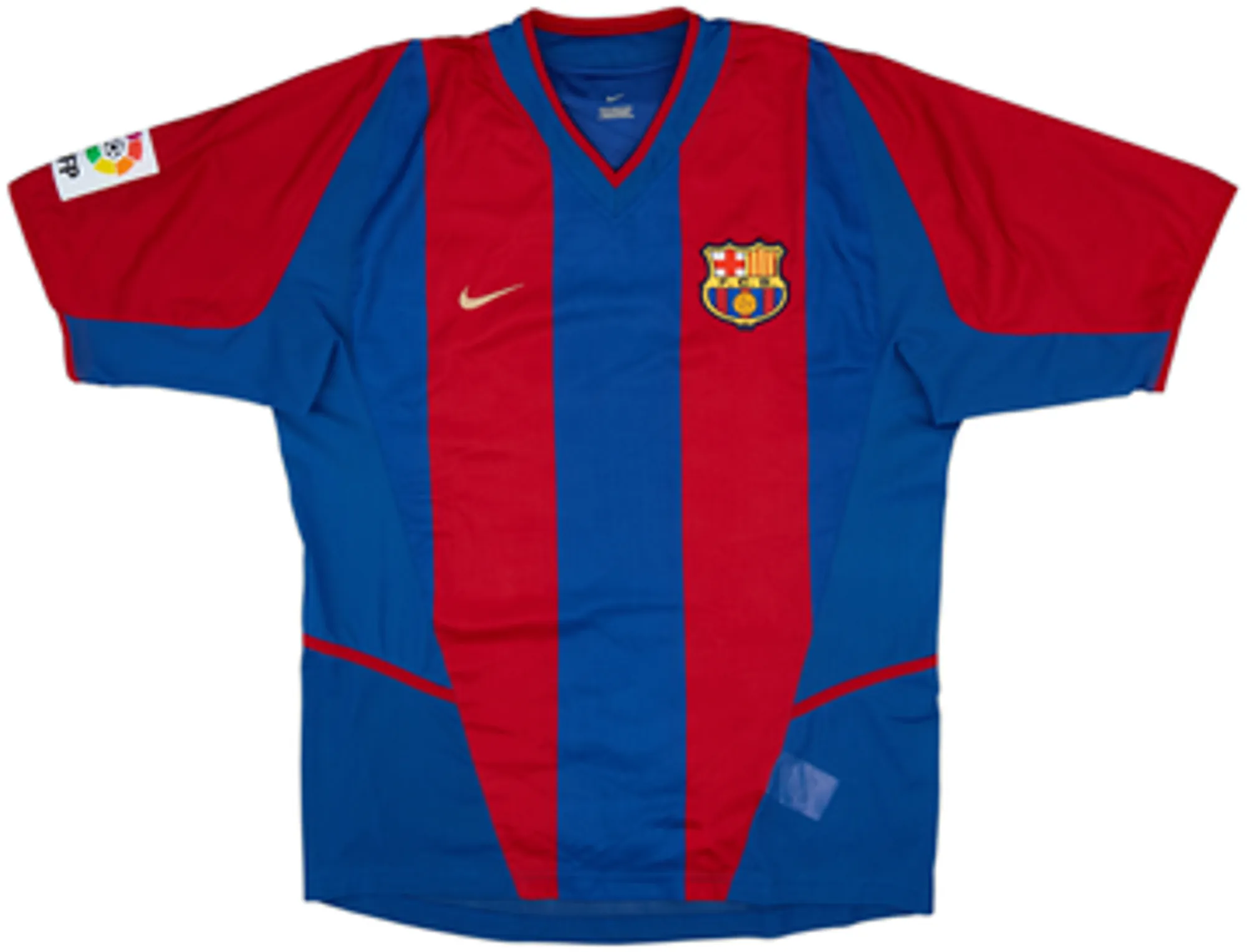 2002-03 Barcelona Player Issue Home Shirt Riquelme #10 - 8/10 - (M)