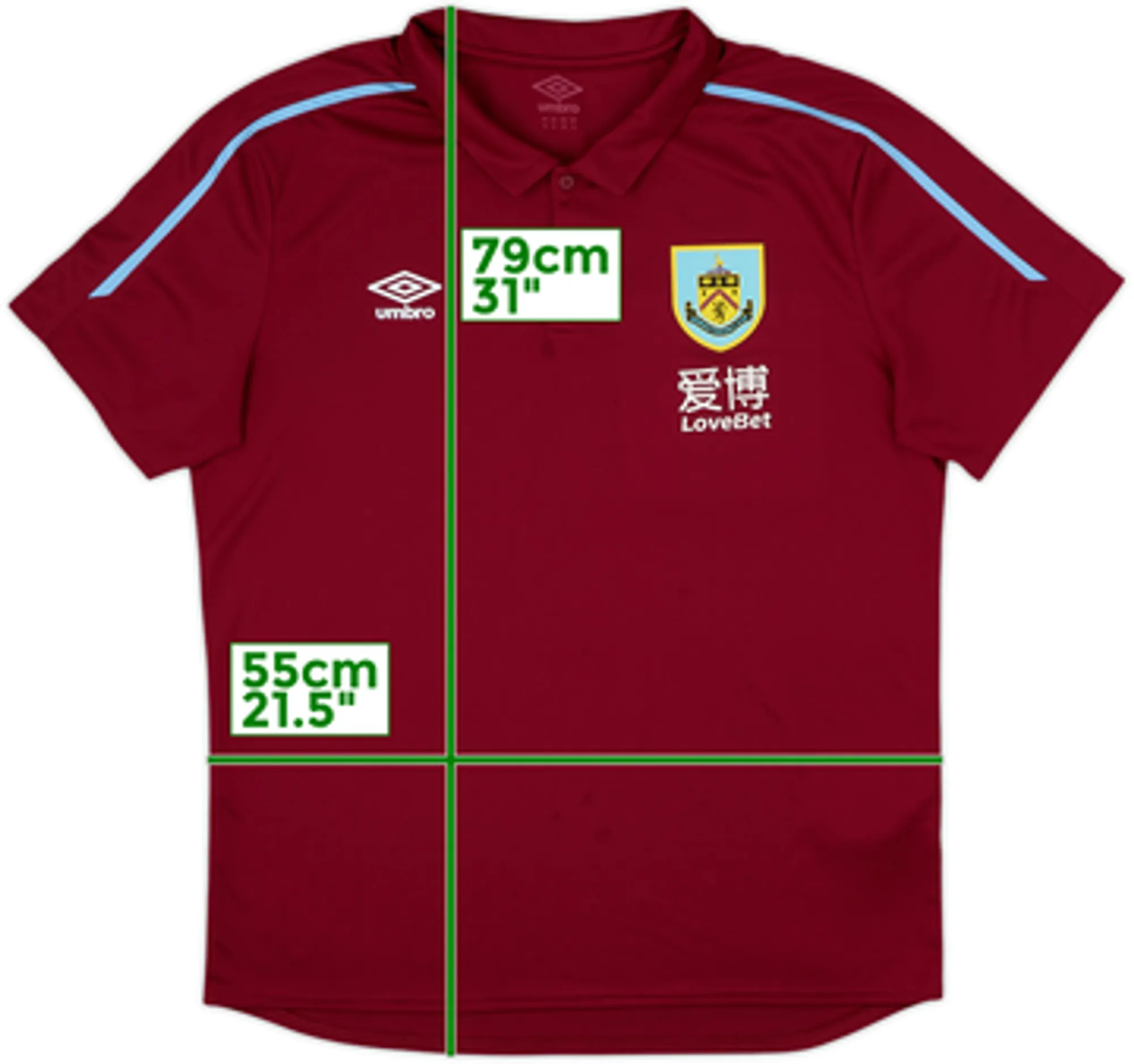 2019-20 Burnley Umbro Polo Shirt - 10/10 - (XL)