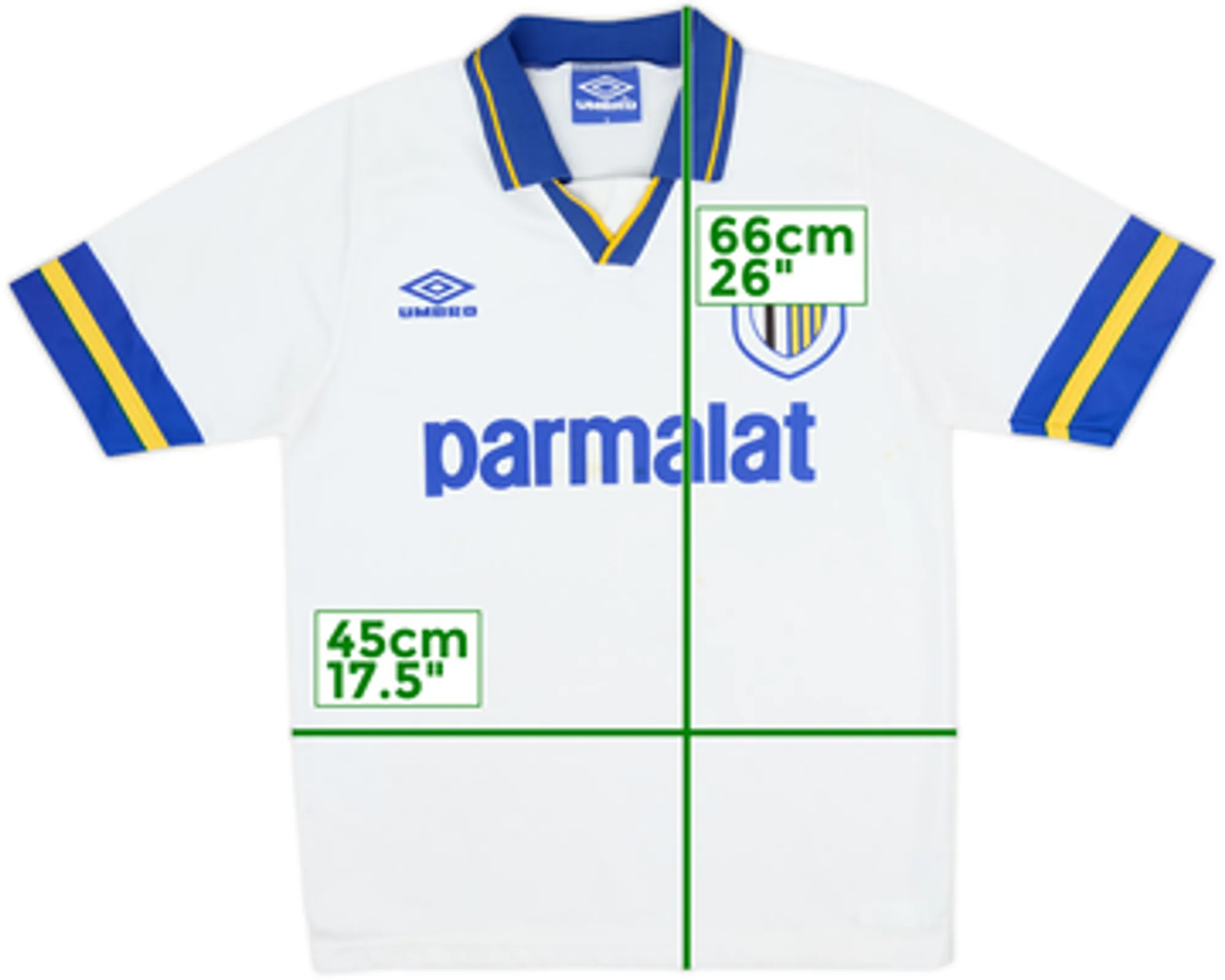1993-95 Parma Basic Home Shirt - 6/10 - (S)