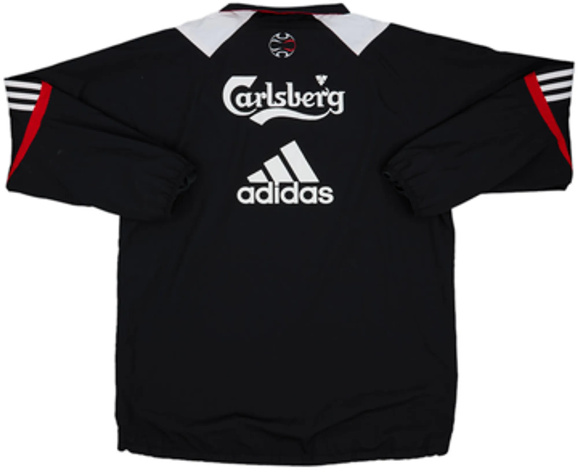 2007-08 Liverpool adidas 1/4 Zip Track Jacket - 9/10 - (L)