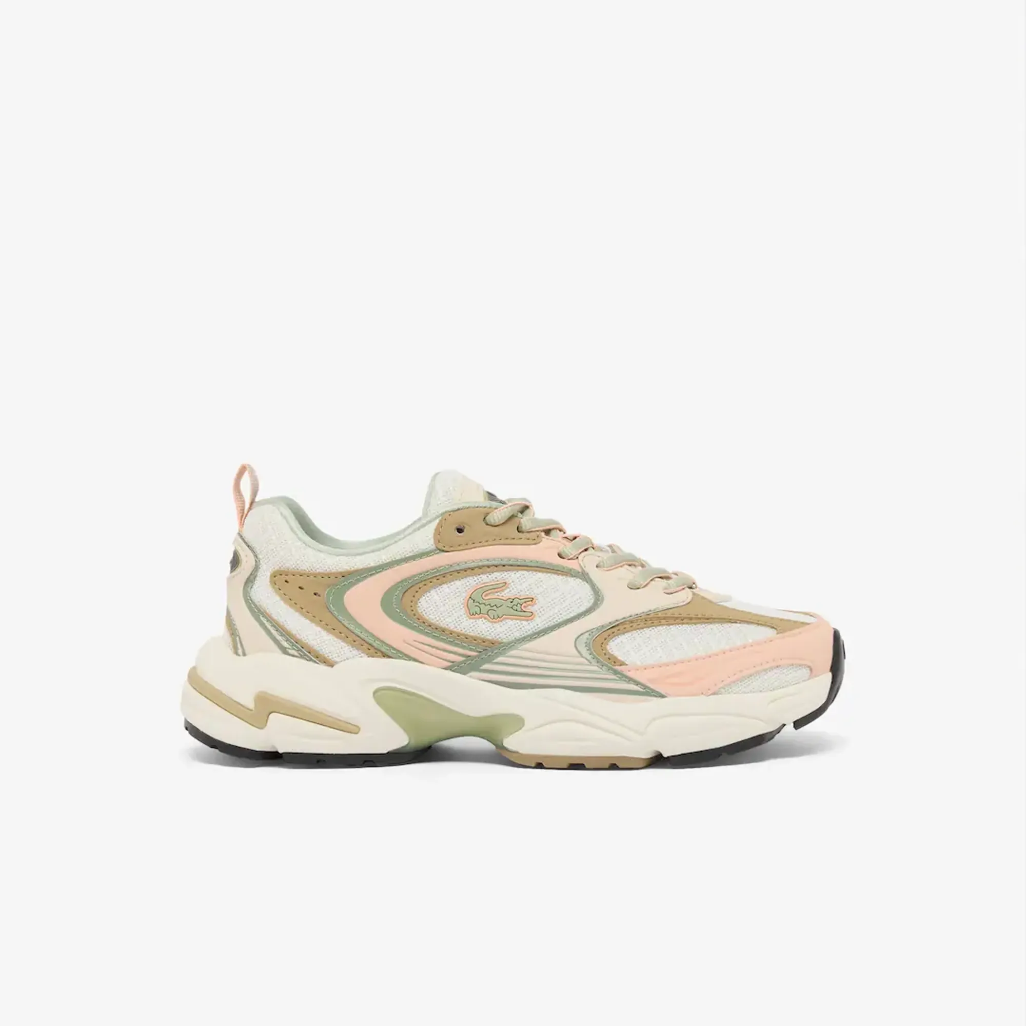Lacoste Women's Storm 96 2K Sneakers - Off White & Light Pink