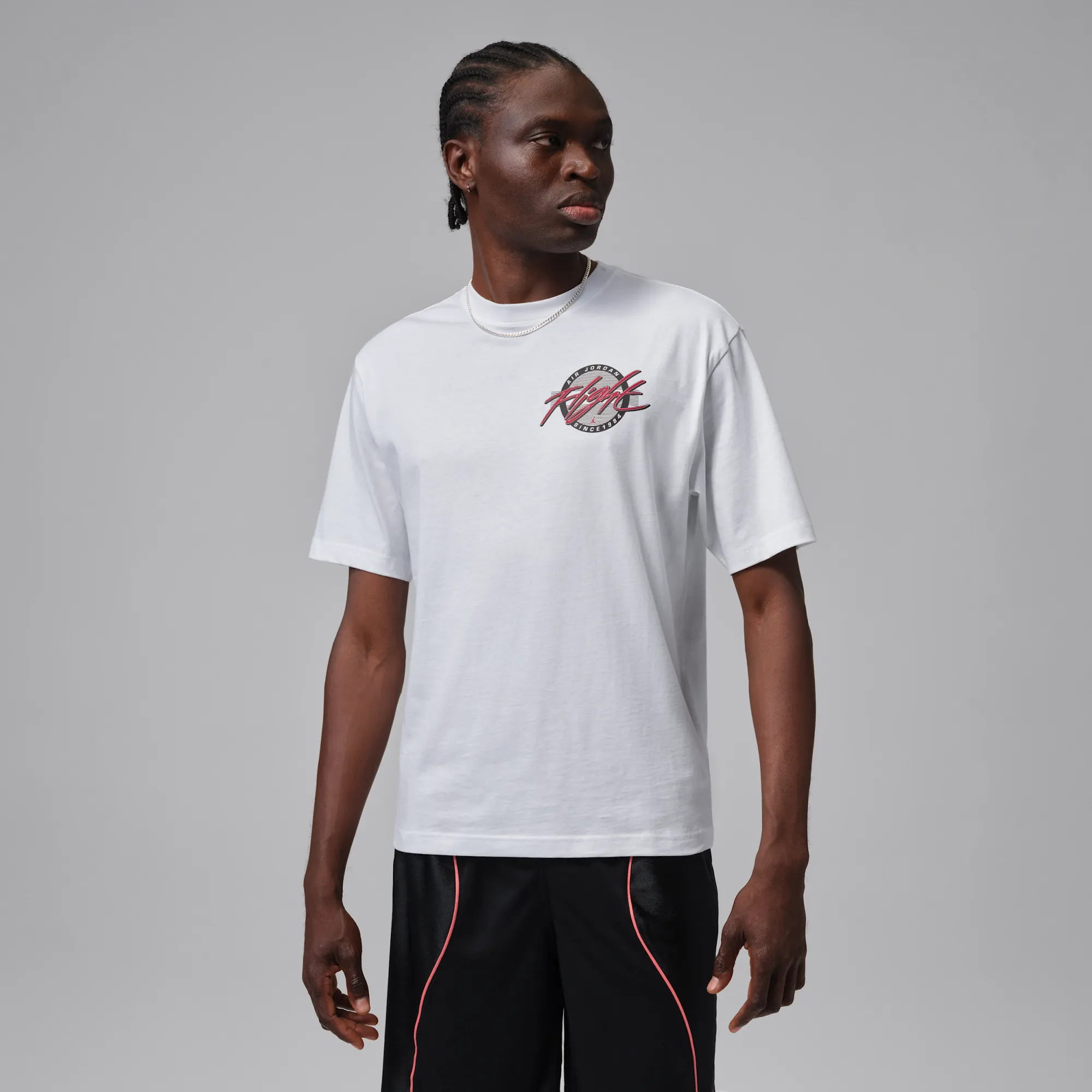 Nike Jordan Flight Men's T-Shirt - White - Cotton