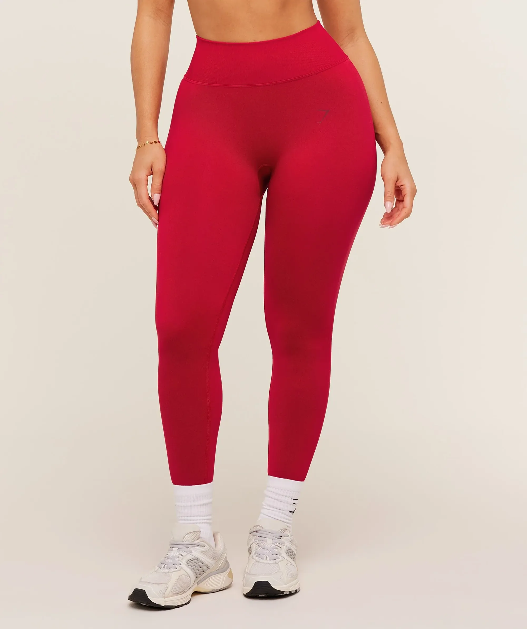Gymshark Lift Seamless Leggings - Carmine Red