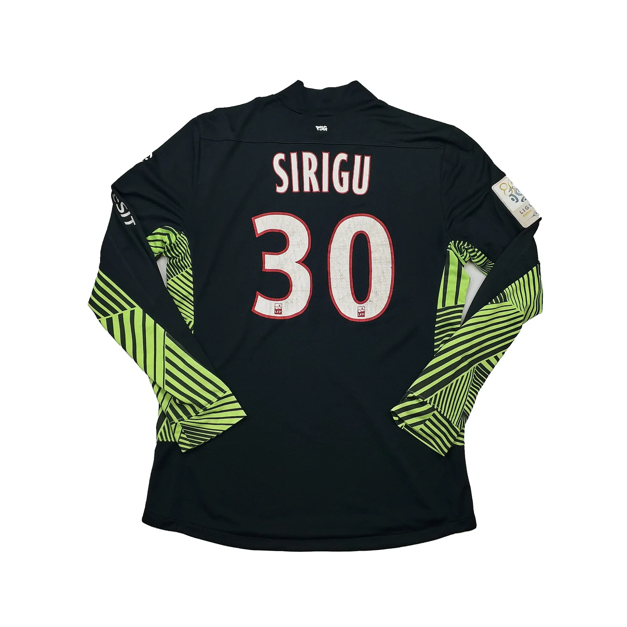 2011/12 PSG Sirigu #30 *Match Issue* GK Shirt (L) Nike | Cult Kits