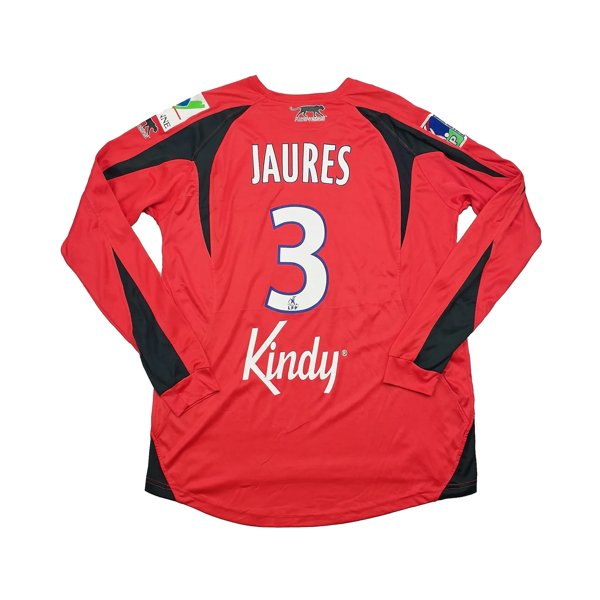 2007/08 Auxerre Jaures #3 *Match Issue* L/S Away Shirt (XL) Airness | Cult Kits