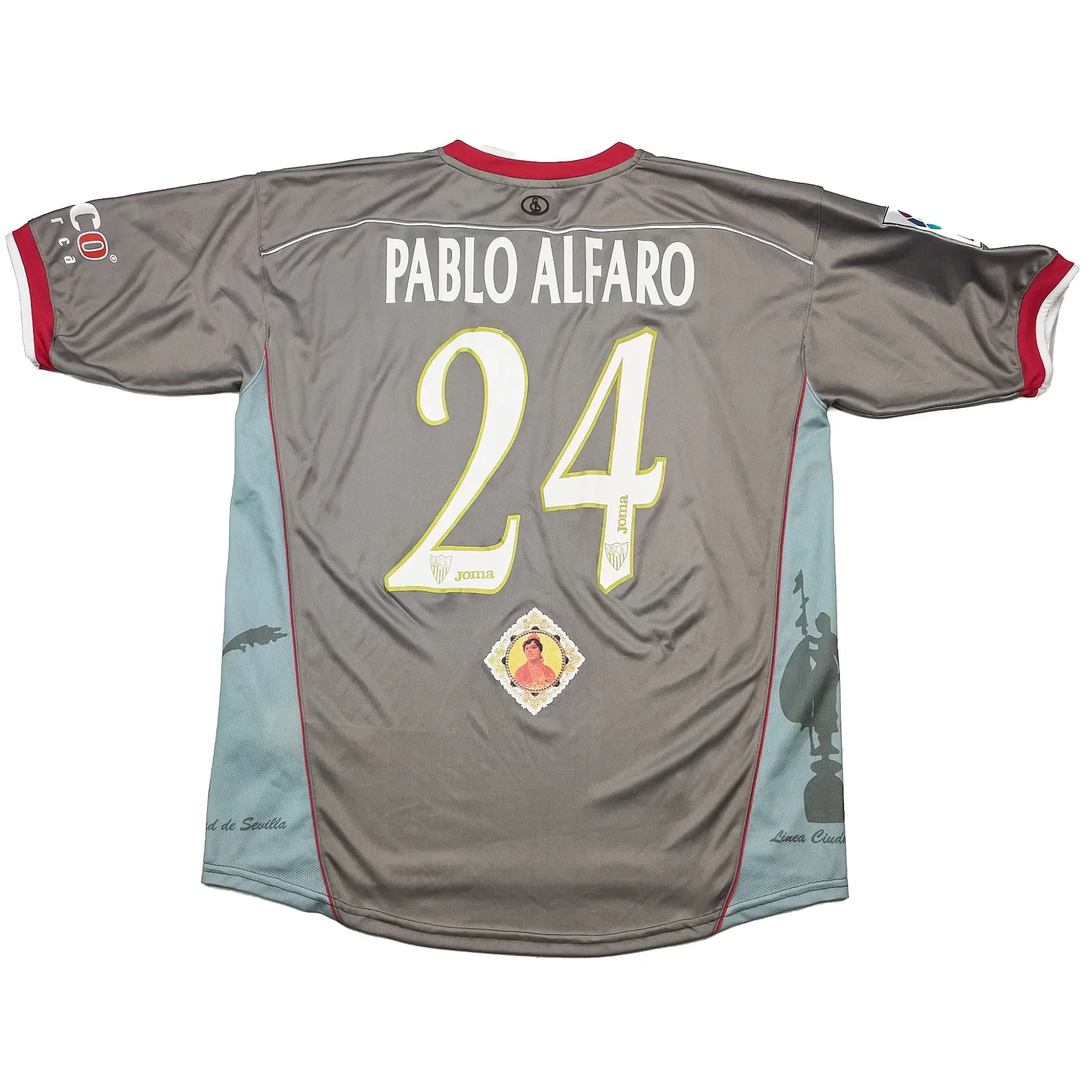 2003/04 Sevilla Pablo Alfaro #24 *Match Issue* Third Shirt (XL) Joma | Cult Kits