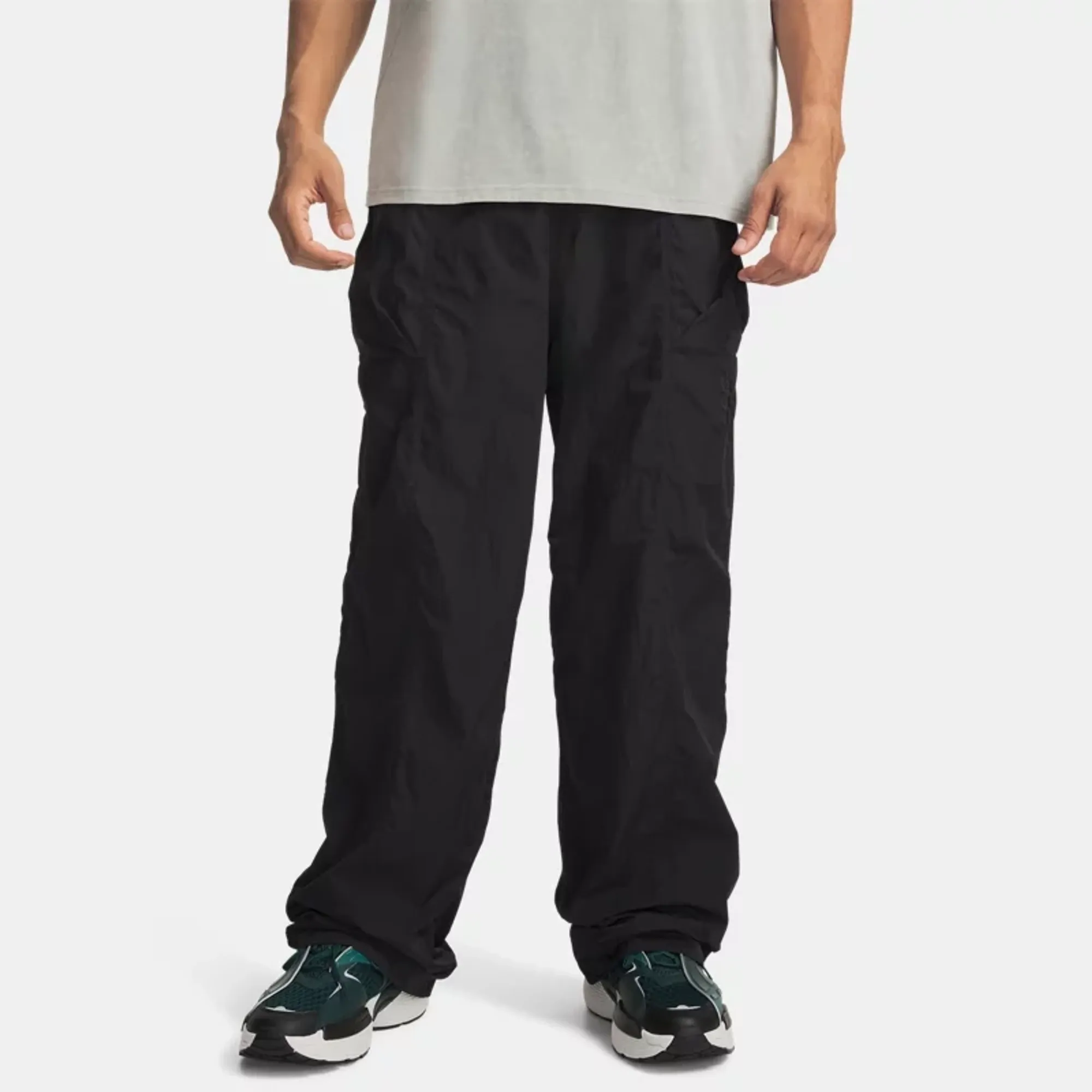 Under Armour  Hoops Woven Men's Pants Black / Black L