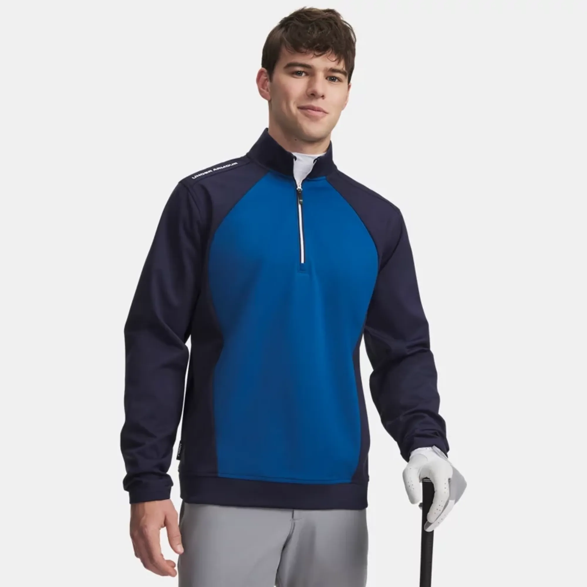 Under Armour  Drive Wind Men's ½ Zip Midnight Navy / Varsity Blue / White L