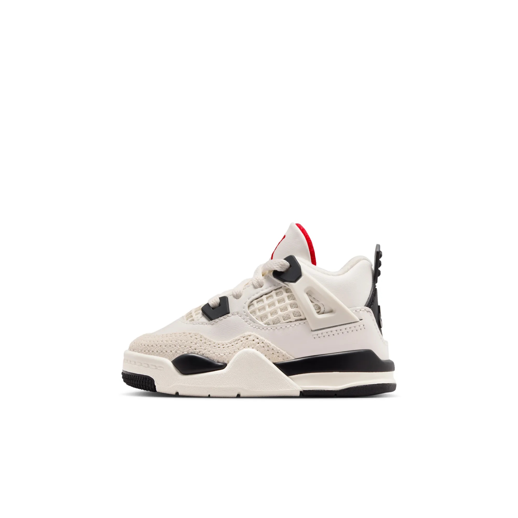Nike Jordan 4 Retro 'Flight Club' Baby/Toddler Shoes - White