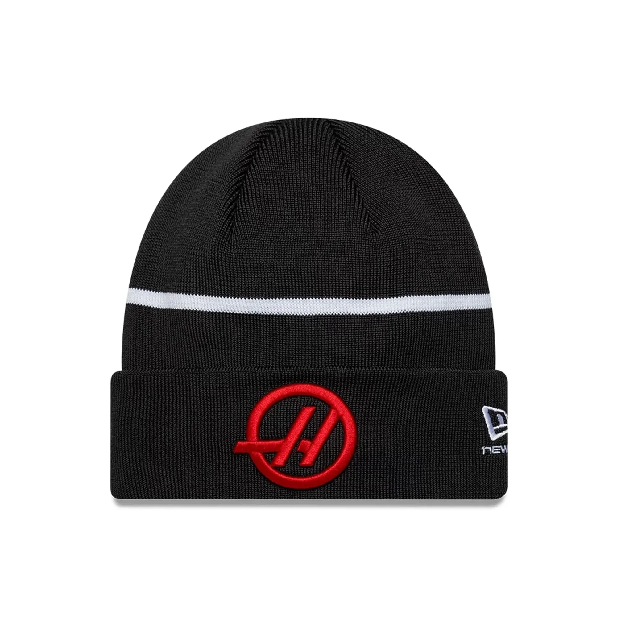 MoneyGram Haas F1 Oliver Bearman Black Cuff Knit Beanie Hat New Era Cap adult unisex