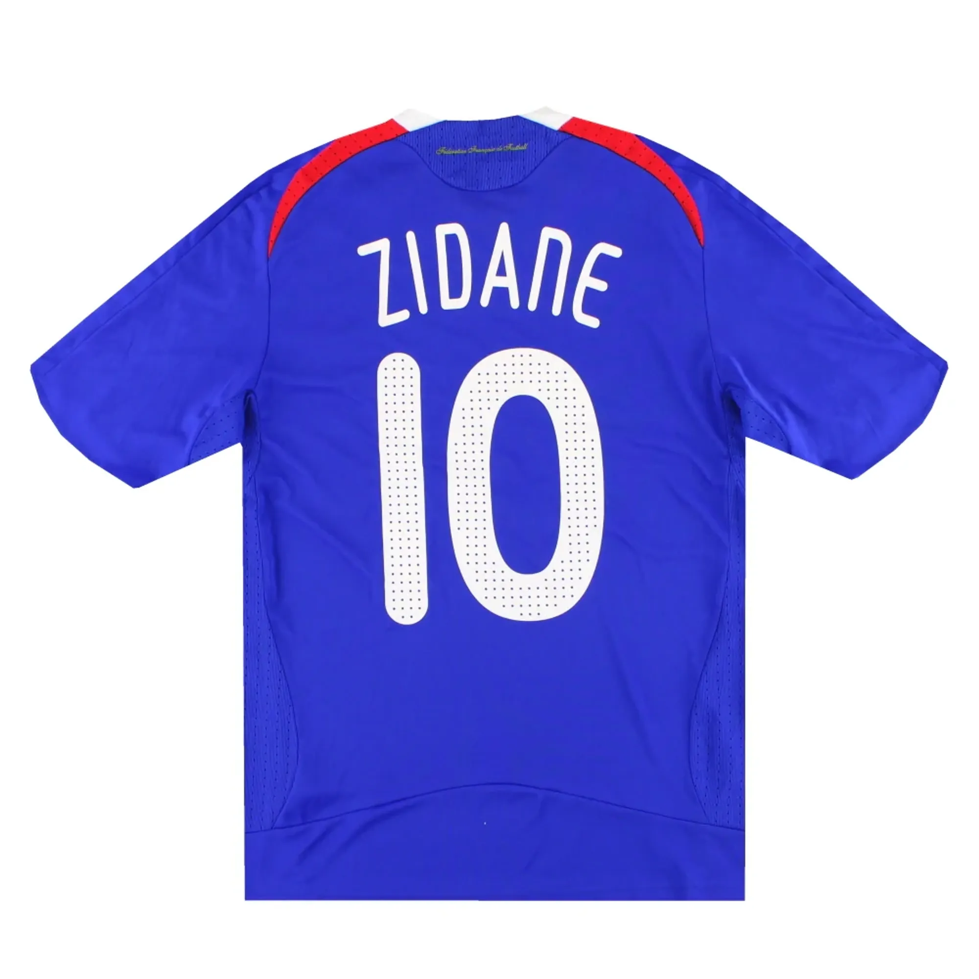 2007-08 France adidas Home Shirt Zidane #10 S - France / Excellent 