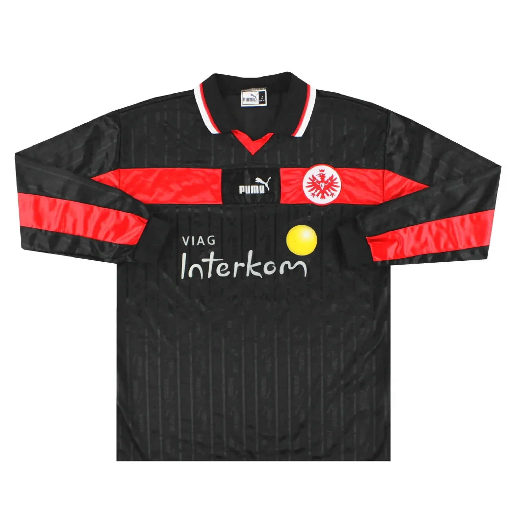 1998-99 Eintracht Frankfurt Puma Third Shirt L/S L - Other German Clubs / Excellent 