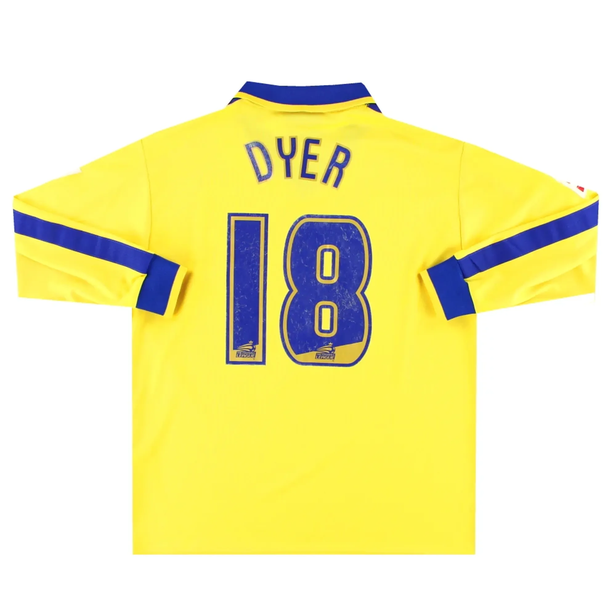 2006-07 Southampton Match Issue Third Shirt Dyer #18 L/S M - Southampton / Good