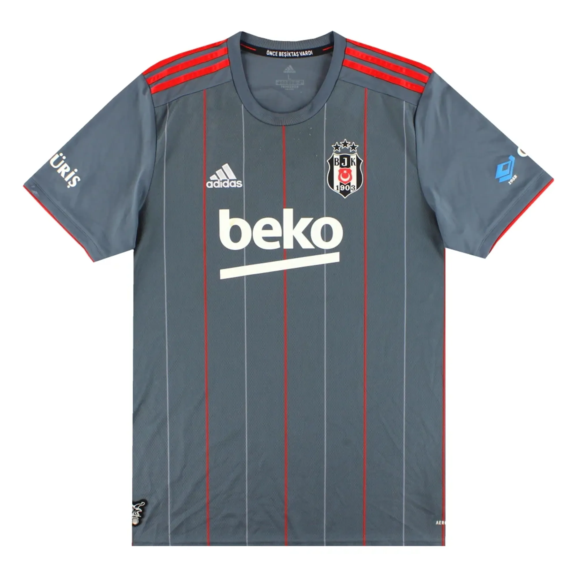 2021-22 Besiktas adidas Third Shirt L - Besiktas / Very good 