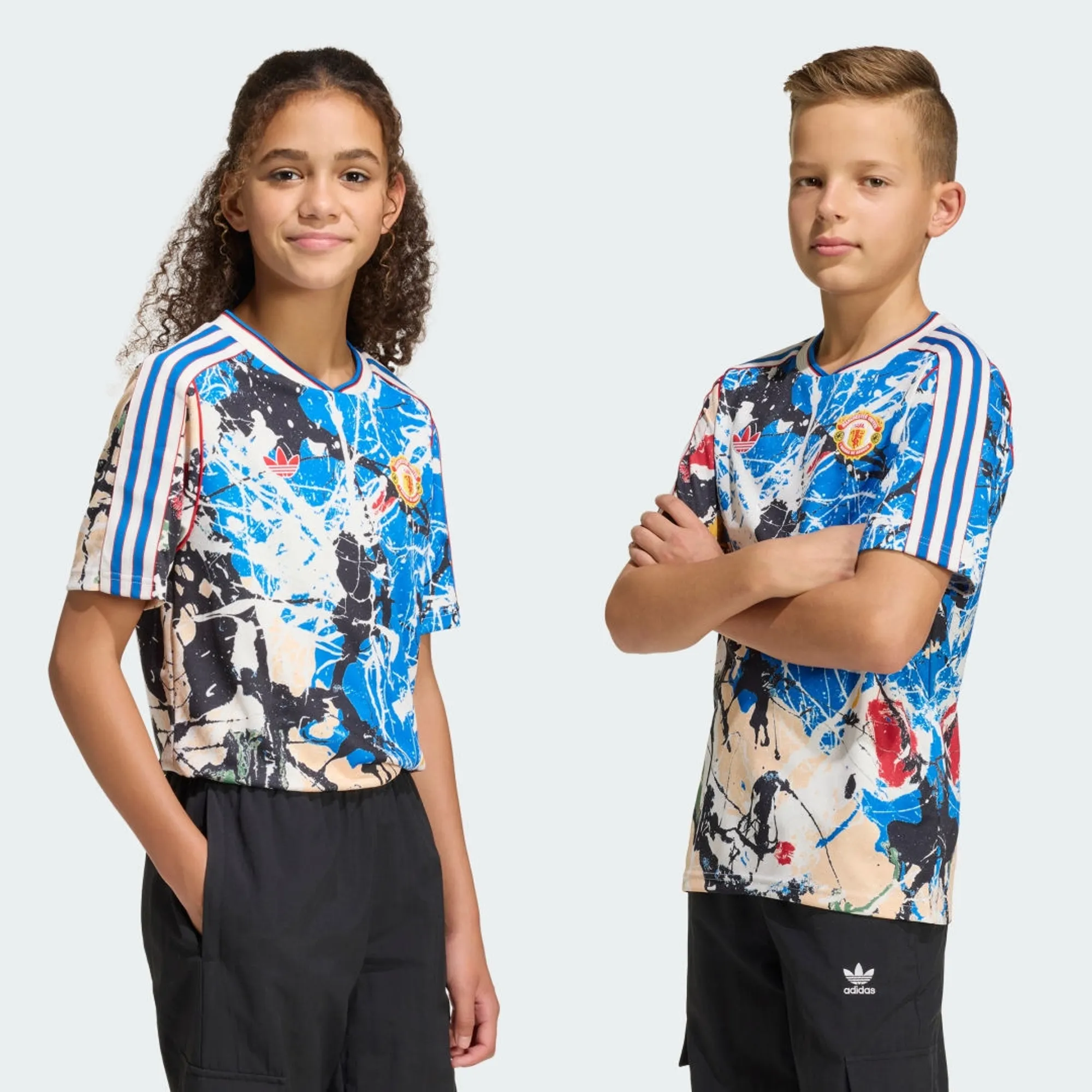 adidas Manchester United Stone Roses Jersey Kids