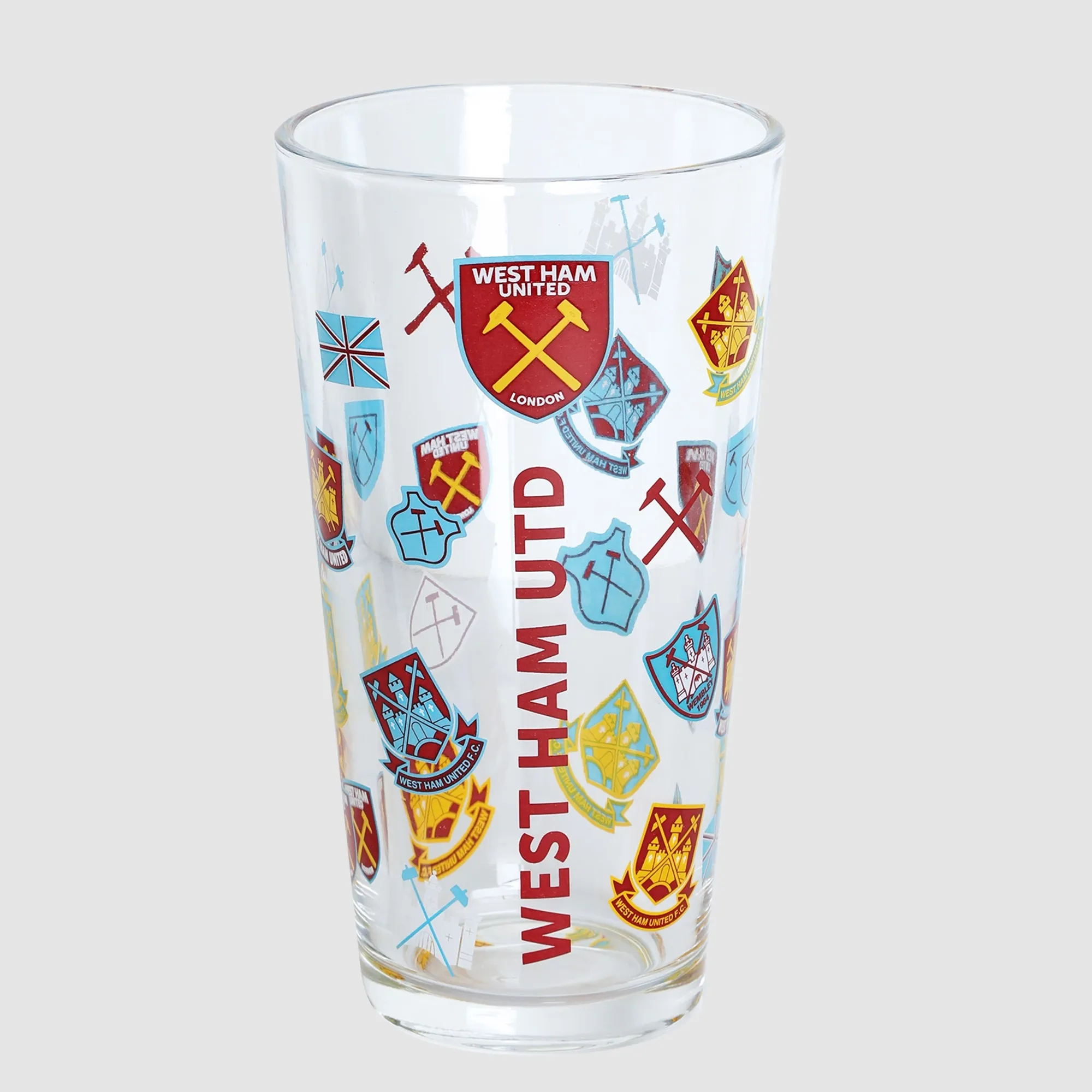 West Ham History Of Crest Pint Glass