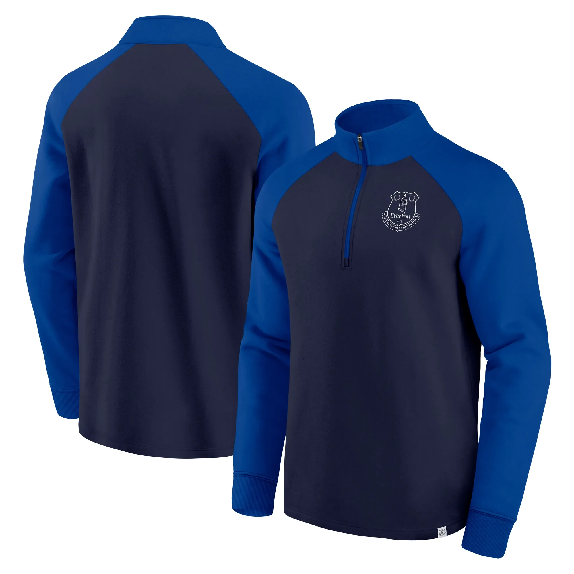 Everton 1/4 Zip Sweat - Maritime Blue - Mens