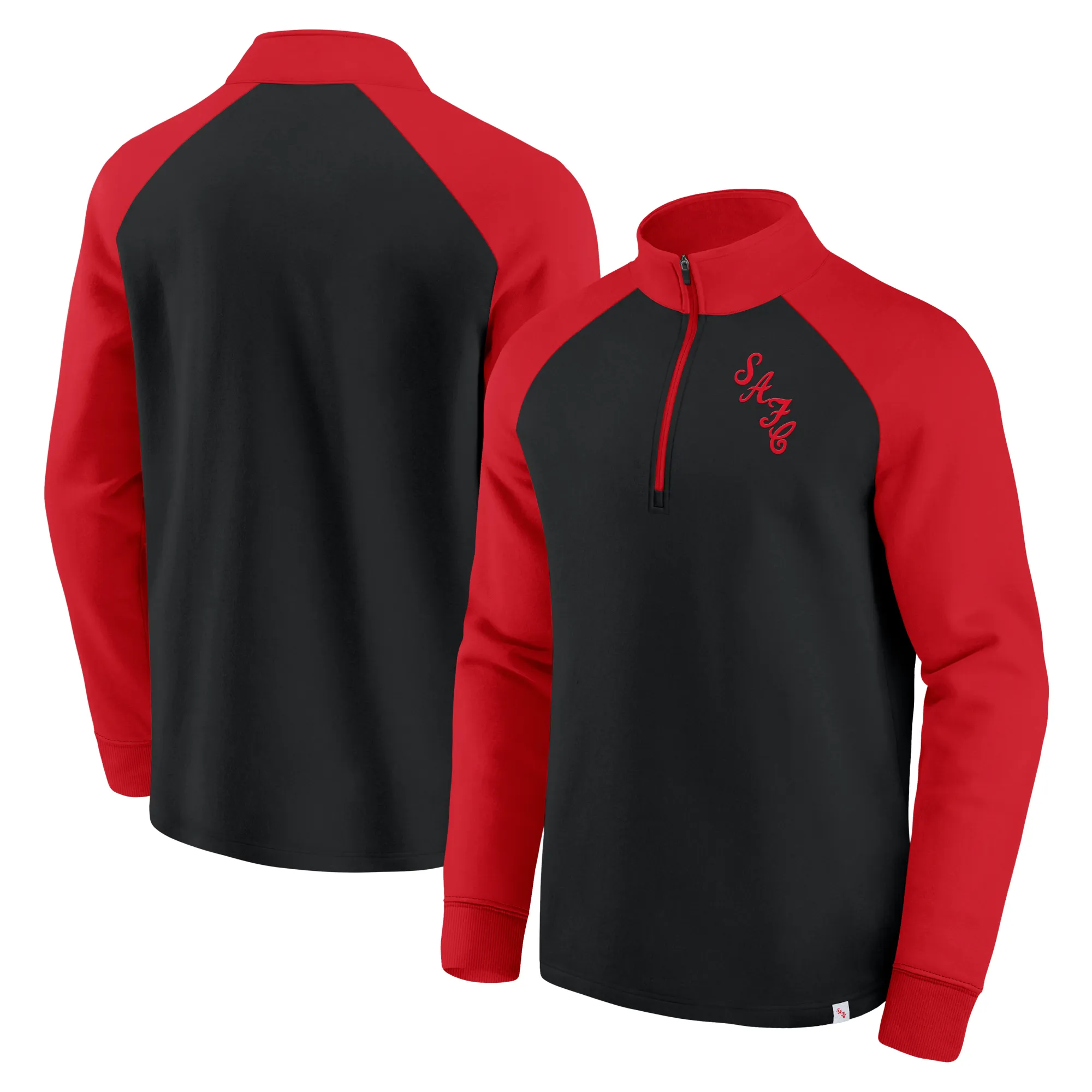 Sunderland 1/4 Zip Sweat - Black - Mens