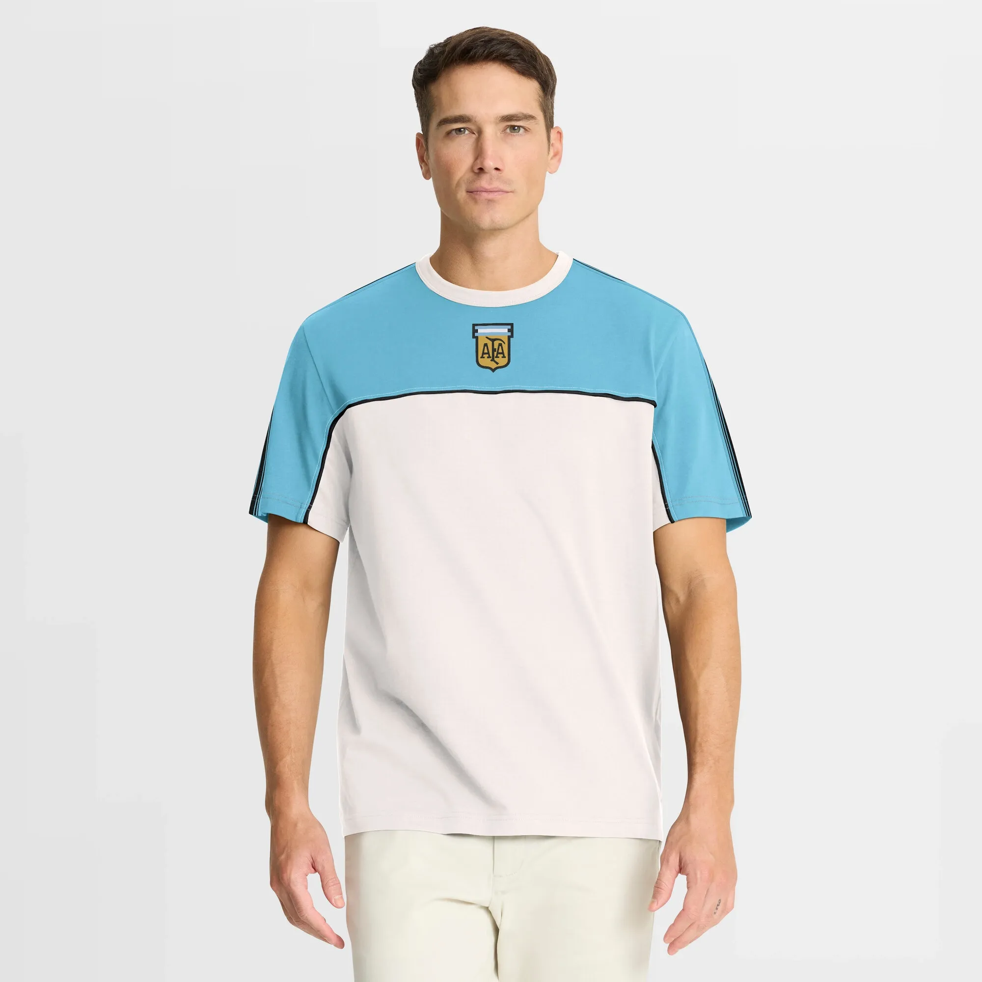 Argentina Retro T-Shirt - Antique White - Mens