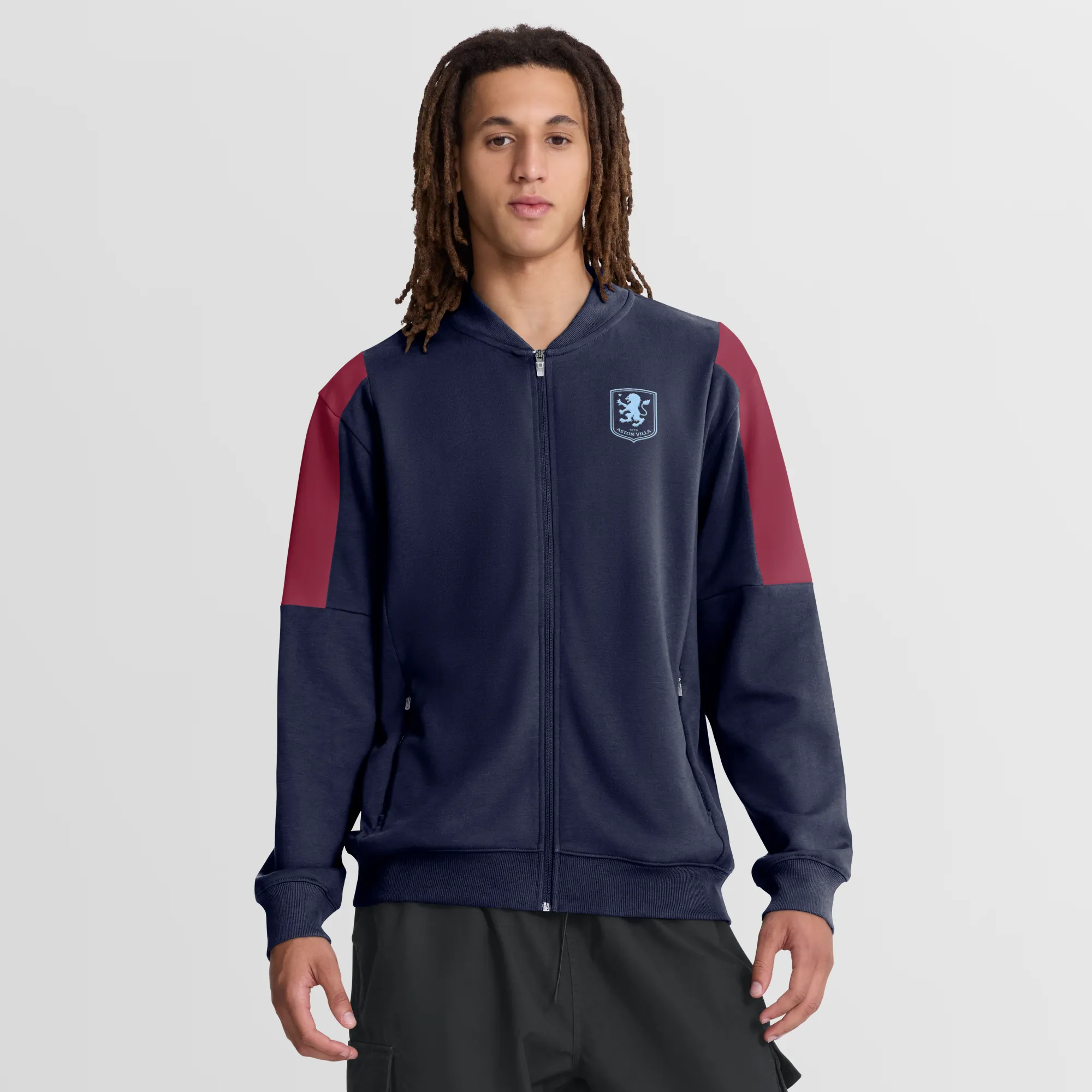 Aston Villa Track Jacket - Maritime Blue - Mens