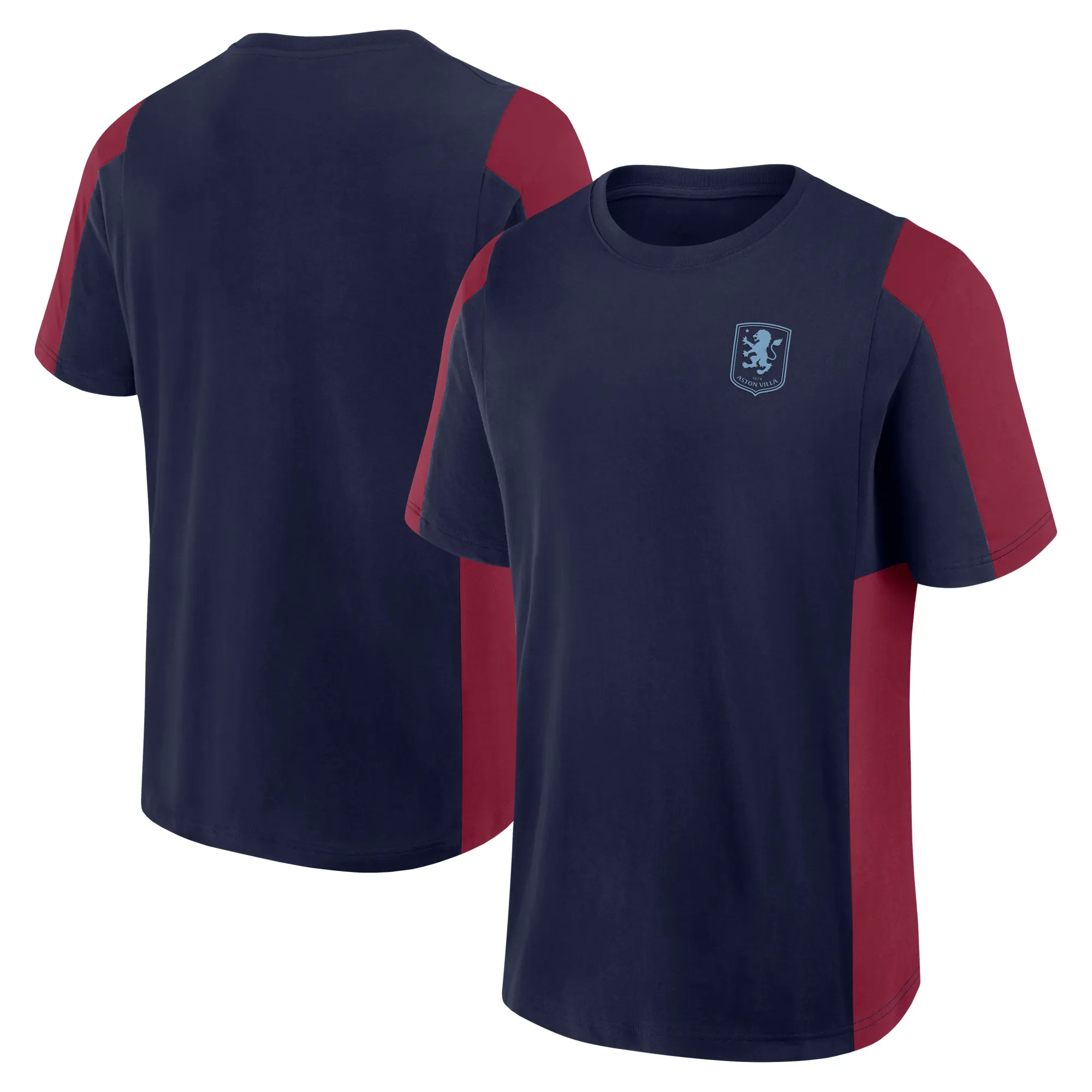 Aston Villa T-Shirt - Maritime Blue - Mens