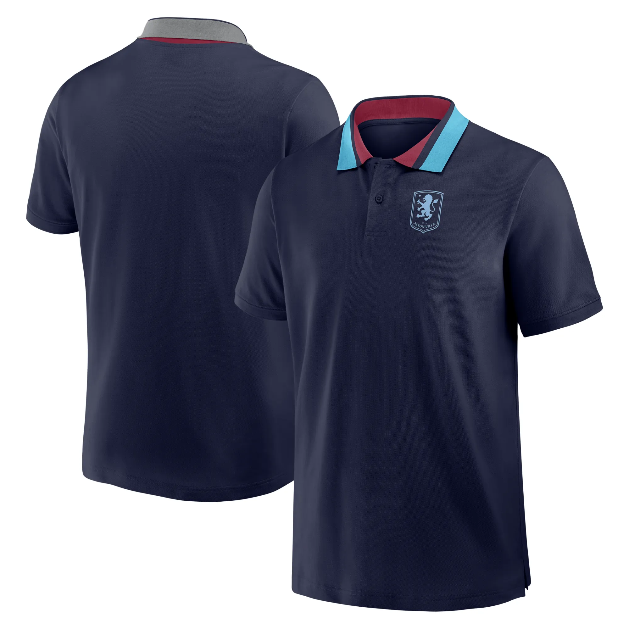 Aston Villa Polo - Maritime Blue - Mens