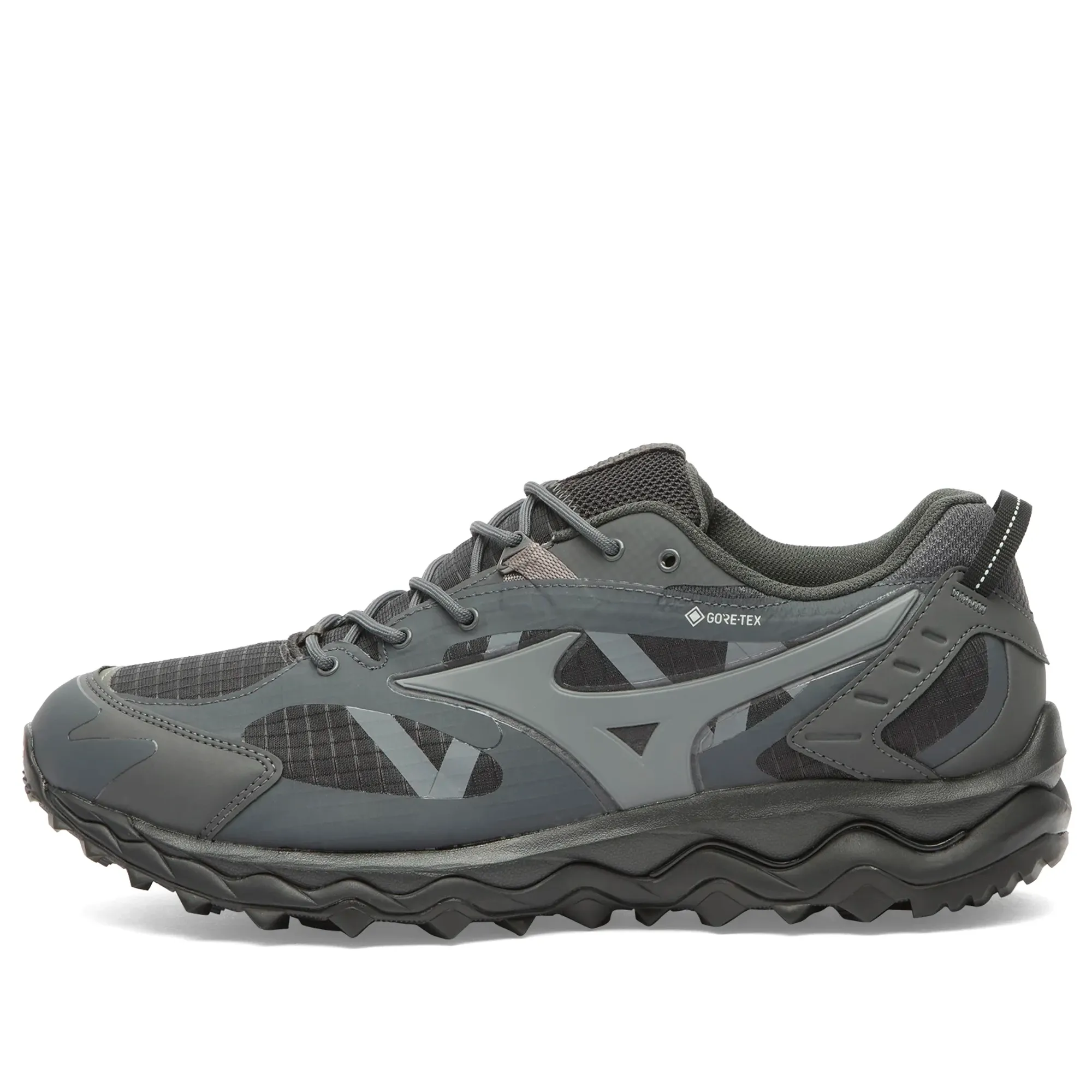 Mizuno Men's Wave Mujin Tl Gtx Sneaker Black Sand/Quiet Shade/Iron Gate