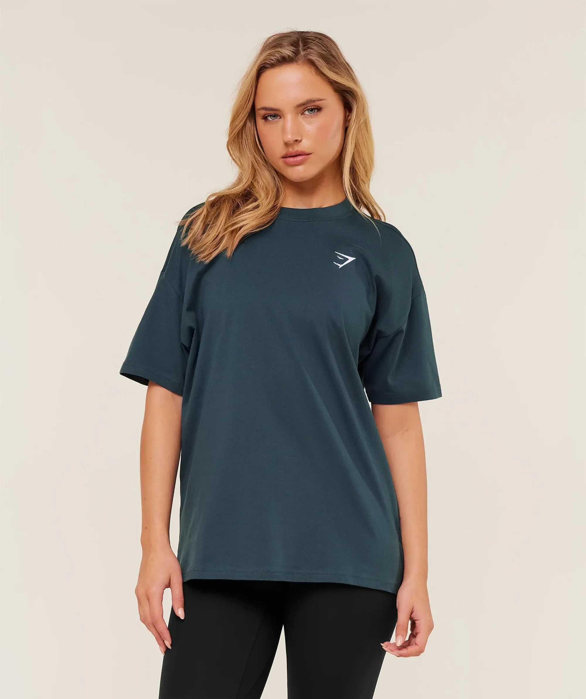 Gymshark Training Oversized T-Shirt - GS Stealth Blue