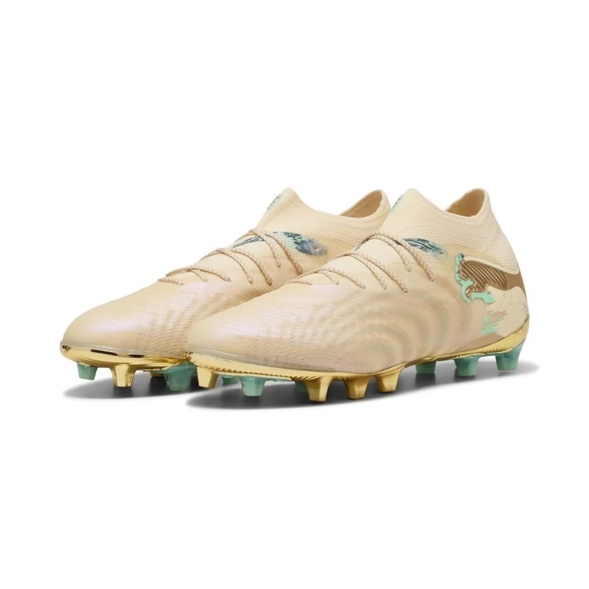 Puma Future 9 Ultimate Ag Chinese New Year - Creamy Vanilla/Puma Gold/Mint Jelly/Emerald Ice Limited Edition Pre-Order - ['Brown']