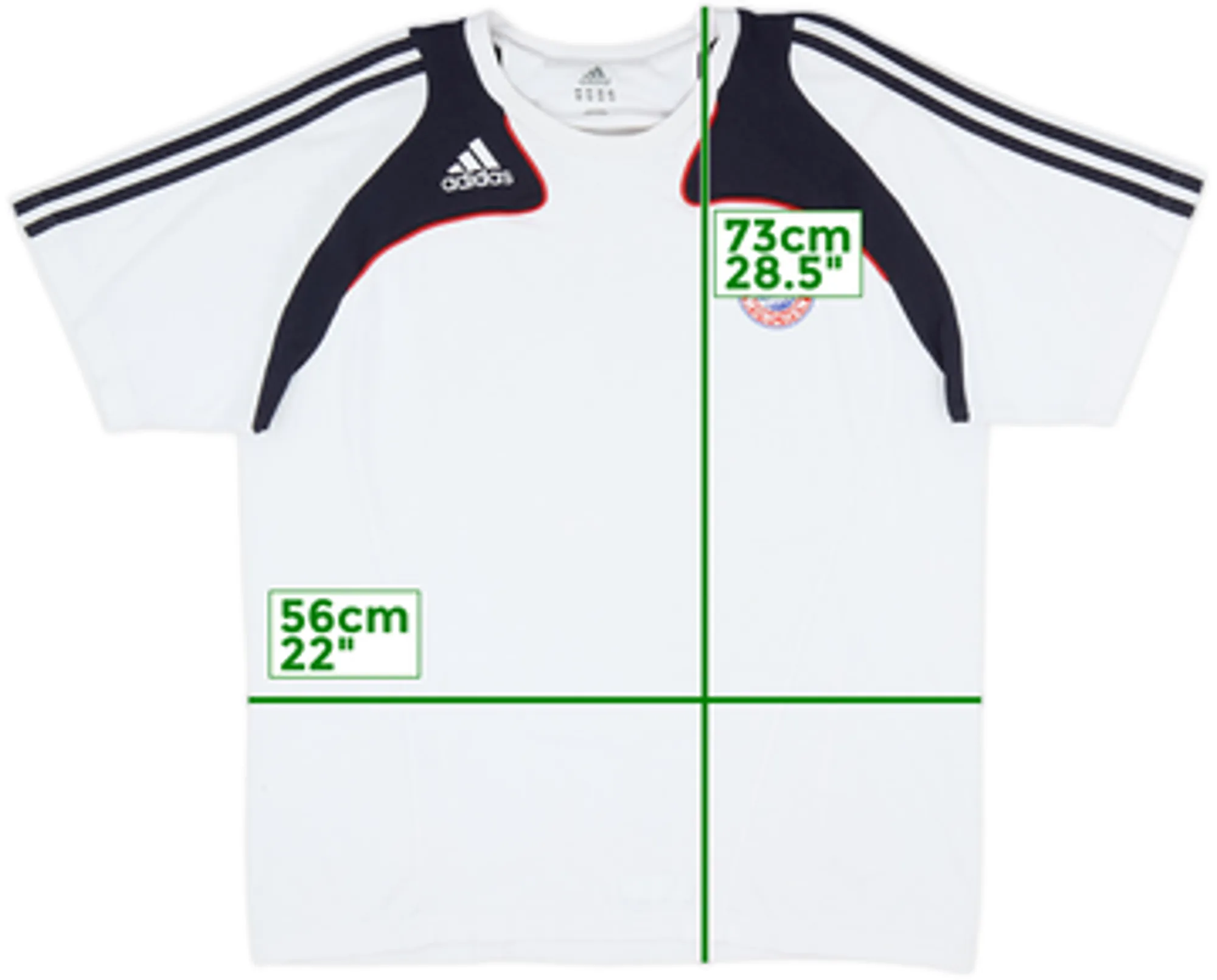 2008-09 Bayern Munich adidas Cotton Tee - 6/10 - (L)