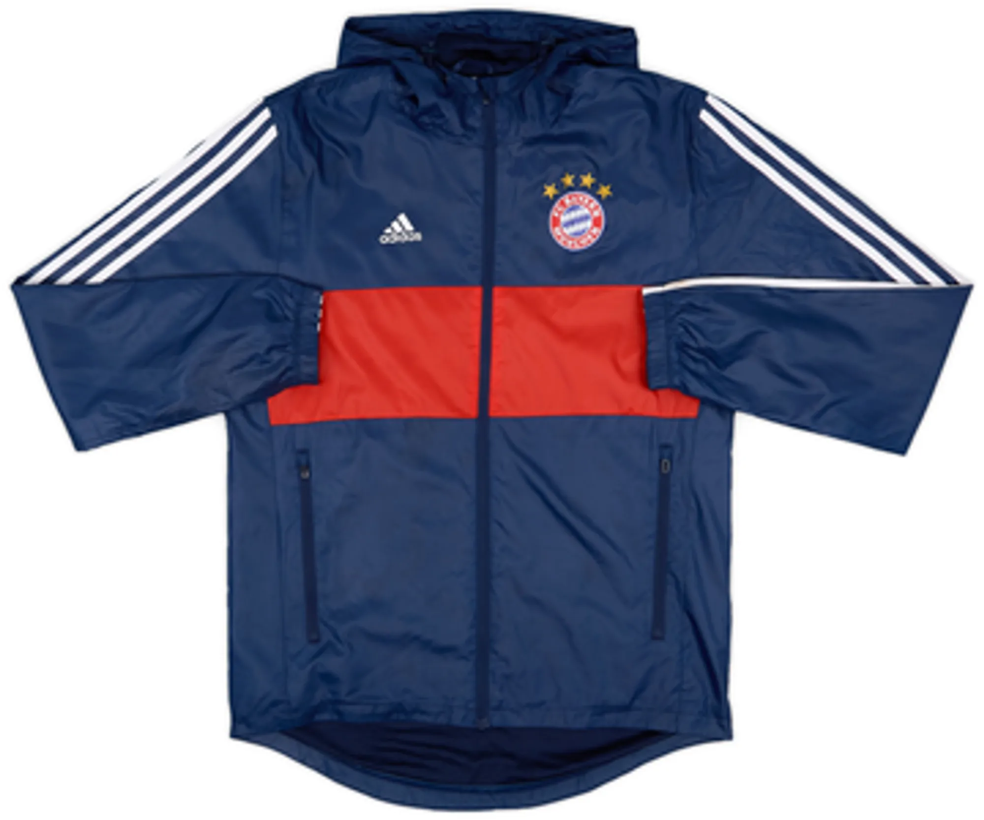2017-18 Bayern Munich adidas Hooded Rain Jacket - 7/10 - (S)