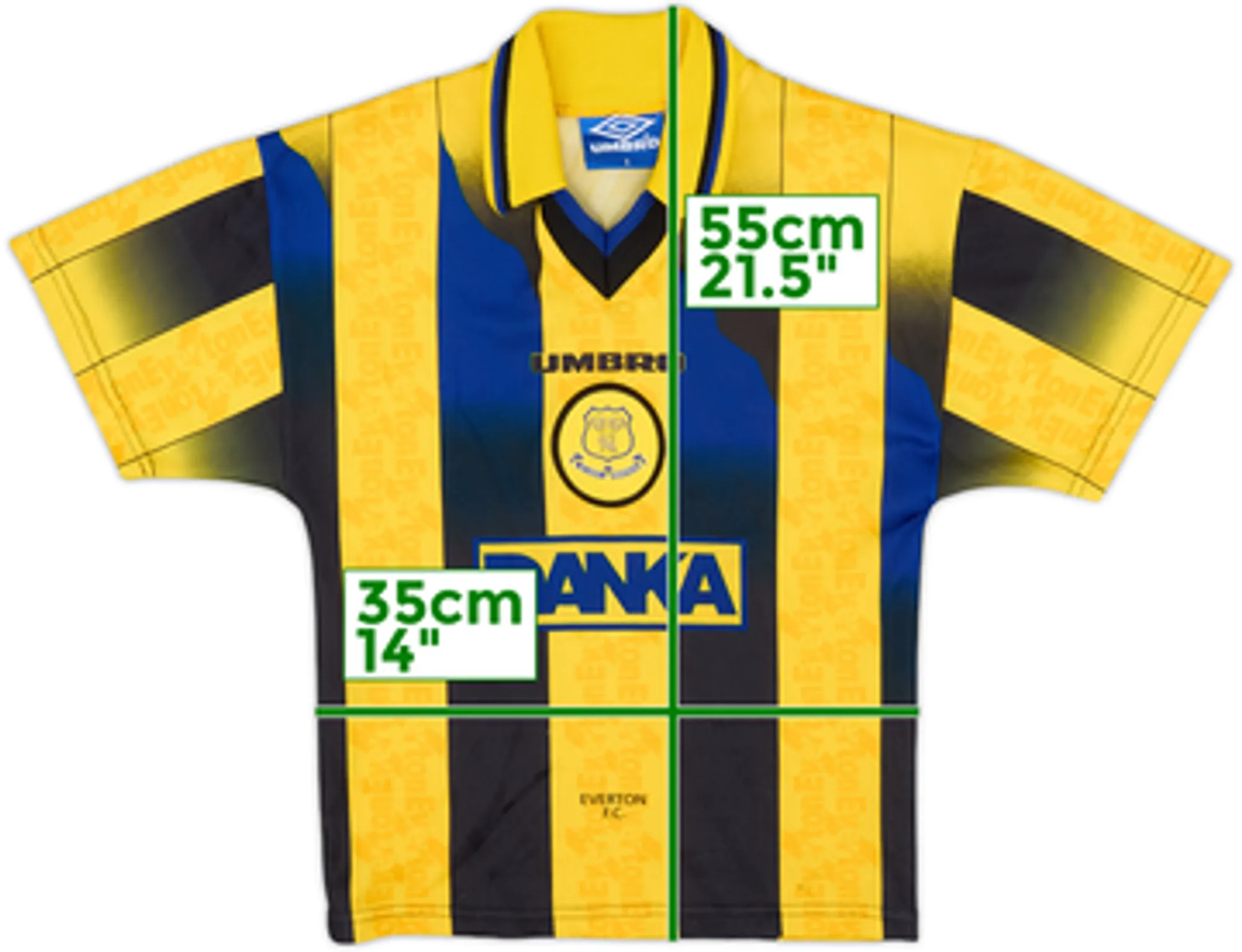 1996-97 Everton Away Shirt - 9/10 - (S.Boys)