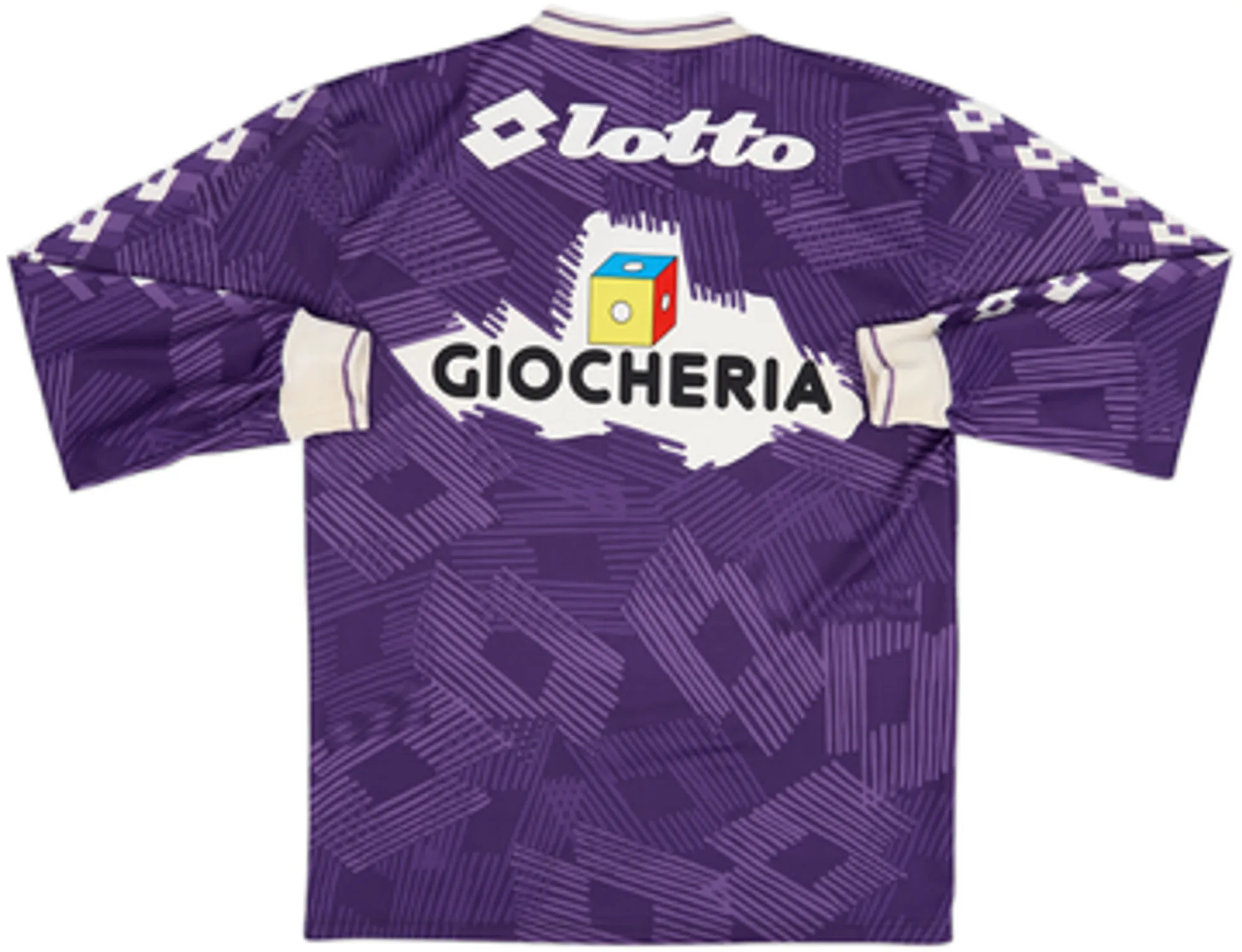 1991-92 Fiorentina Lotto Training L/S Shirt - 7/10 - (L/XL)