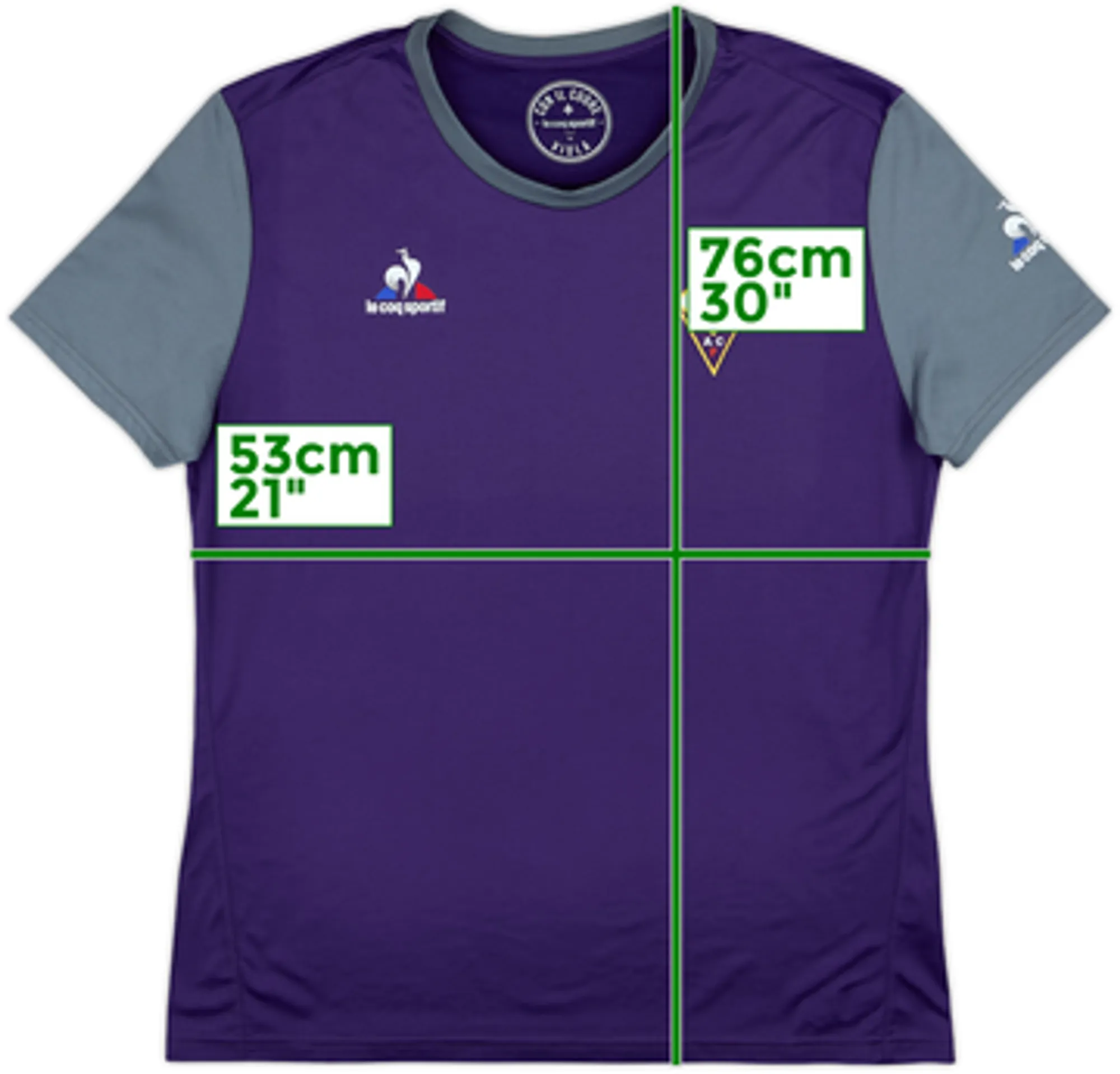2019-20 Fiorentina Le Coq Sportif Training Shirt - 9/10 - (L)