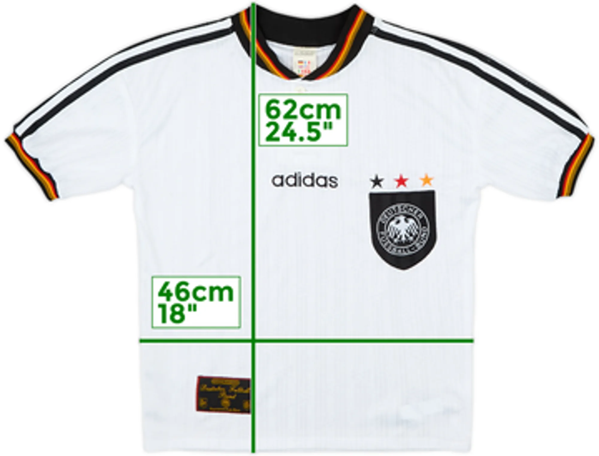 1996-98 Germany Home Shirt - 8/10 - (XL.Boys)