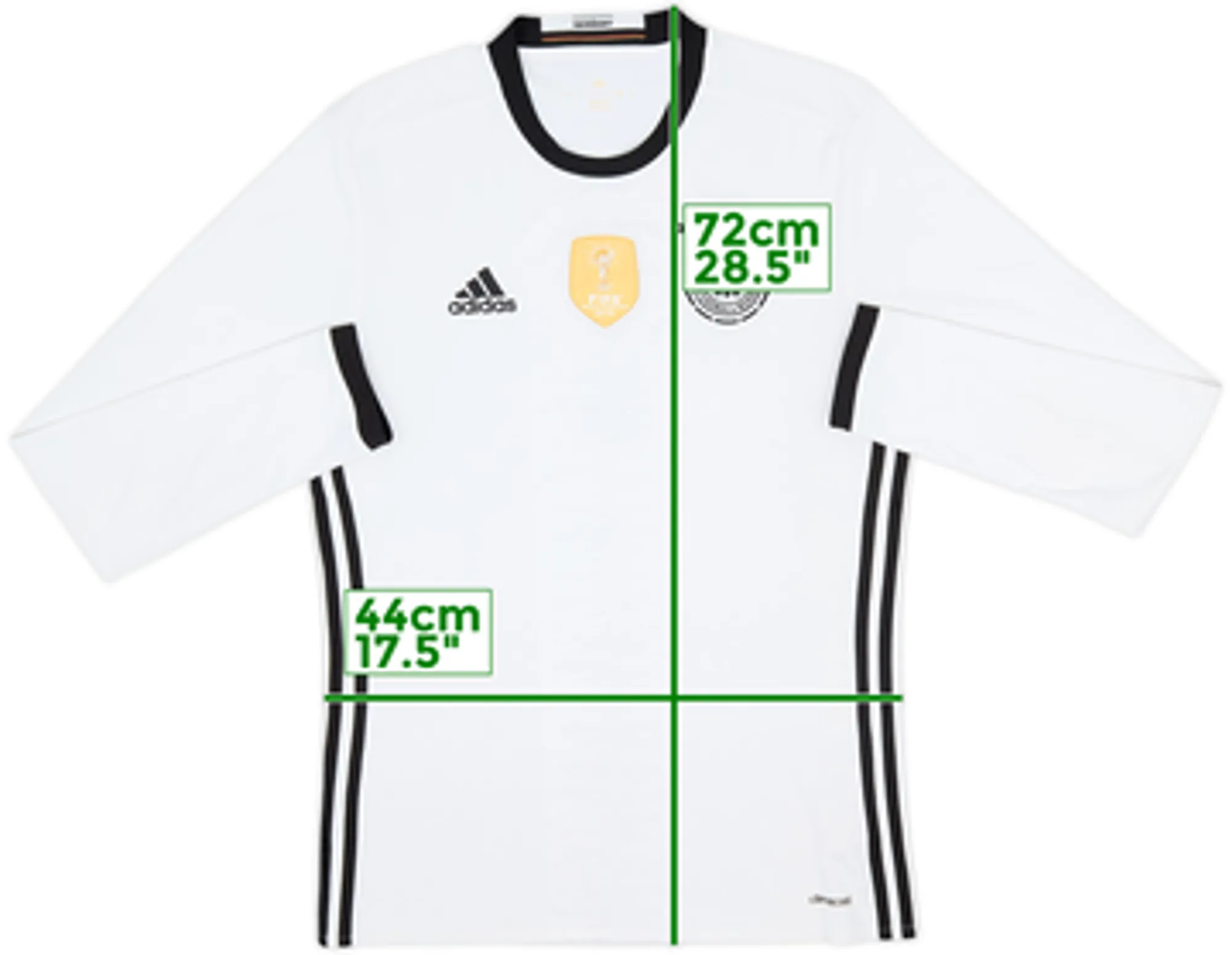 2015-16 Germany Home L/S Shirt - 6/10 - (S)