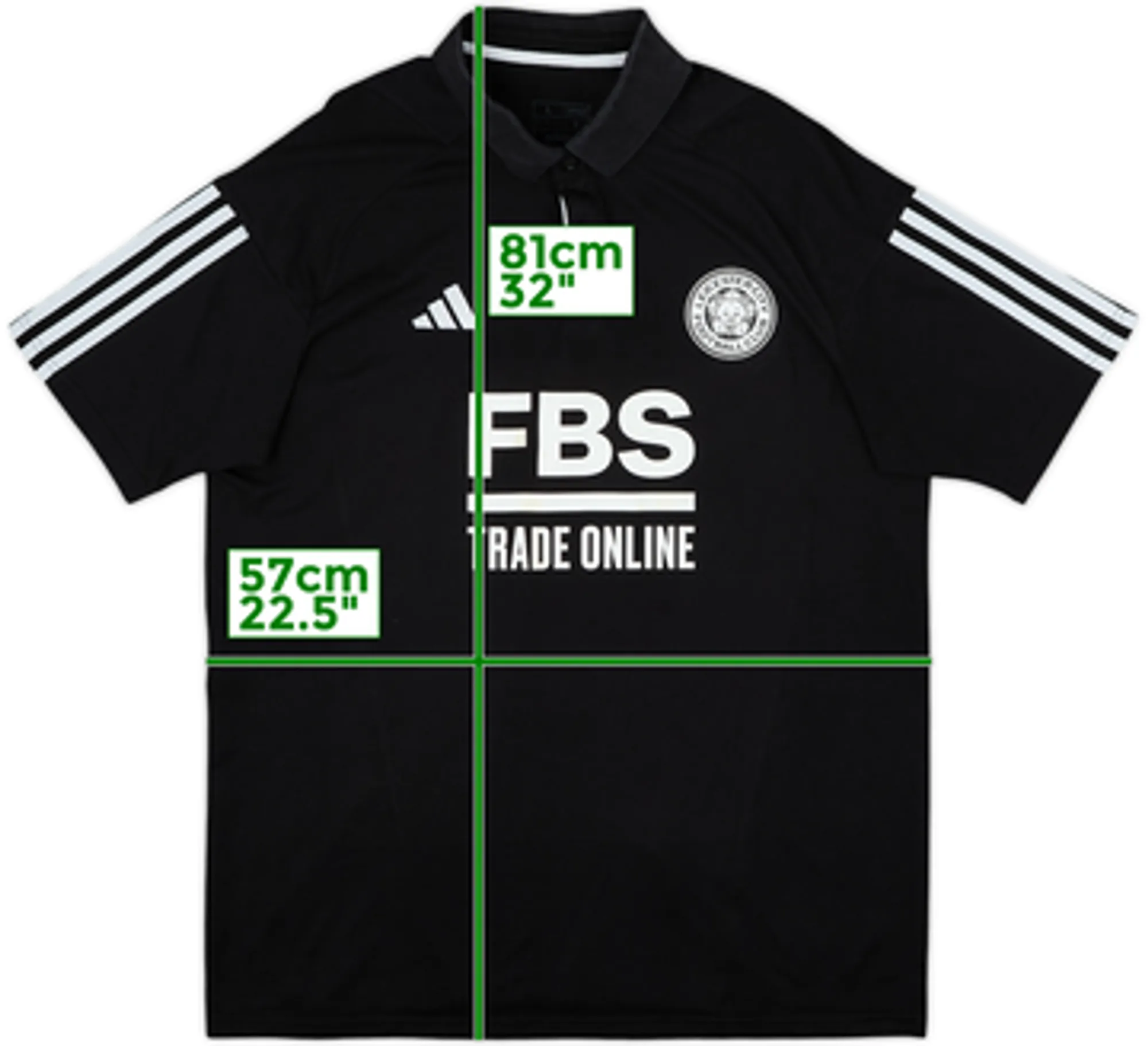 2023-24 Leicester adidas Polo Shirt - 5/10 - (L)