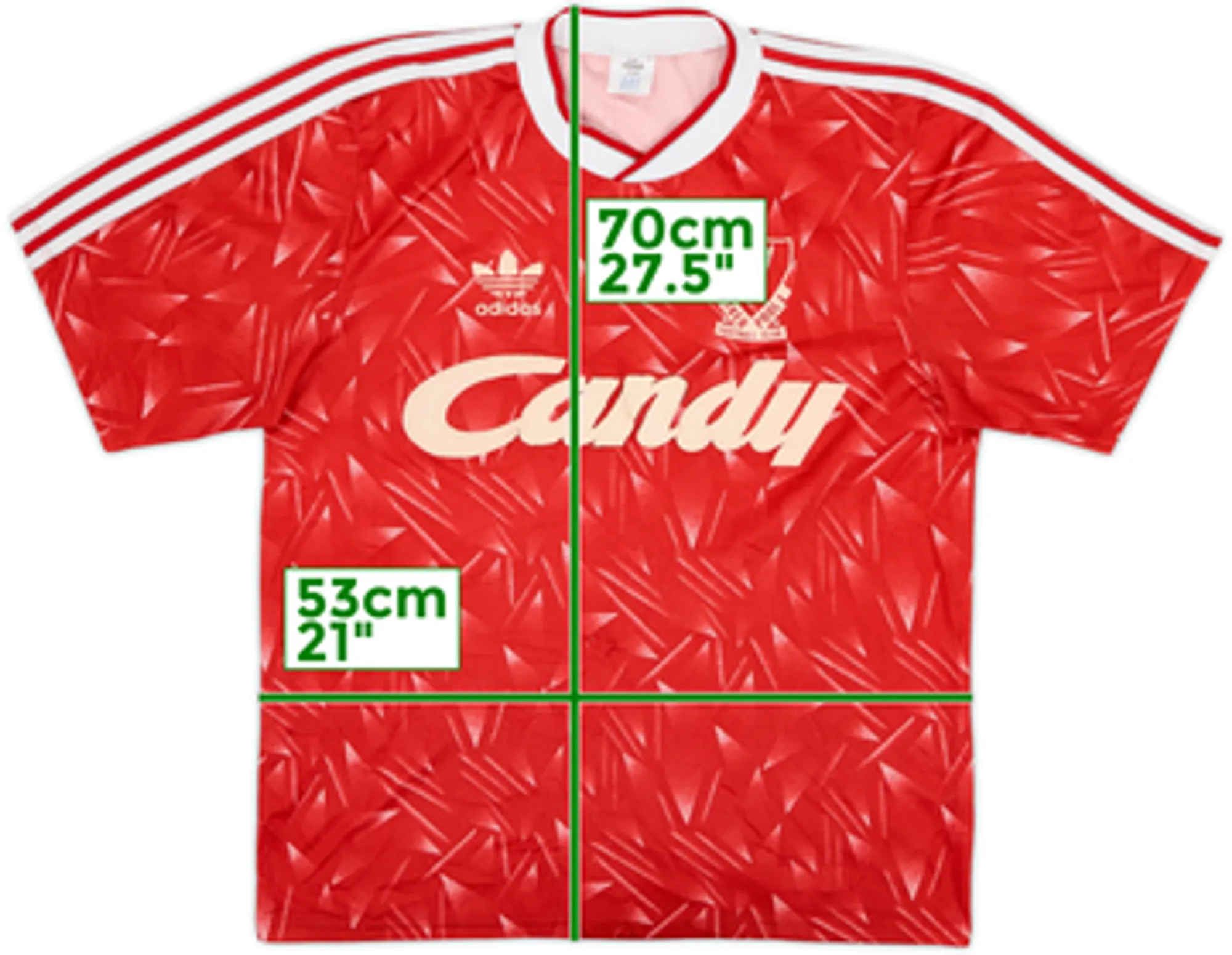 1989-91 Liverpool Home Shirt - 5/10 - (M/L)