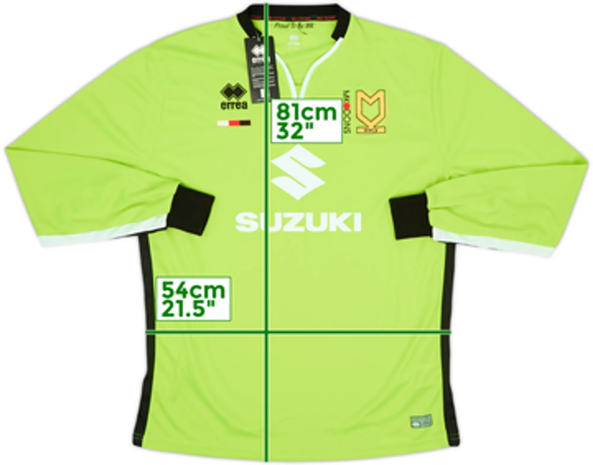 2015-16 MK Dons GK Shirt (XXL)