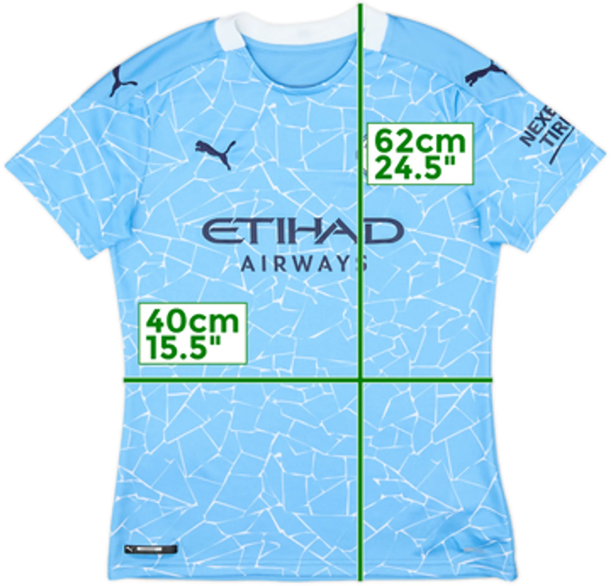 2020-21 Manchester City Home Shirt - 9/10 - (Women's S)