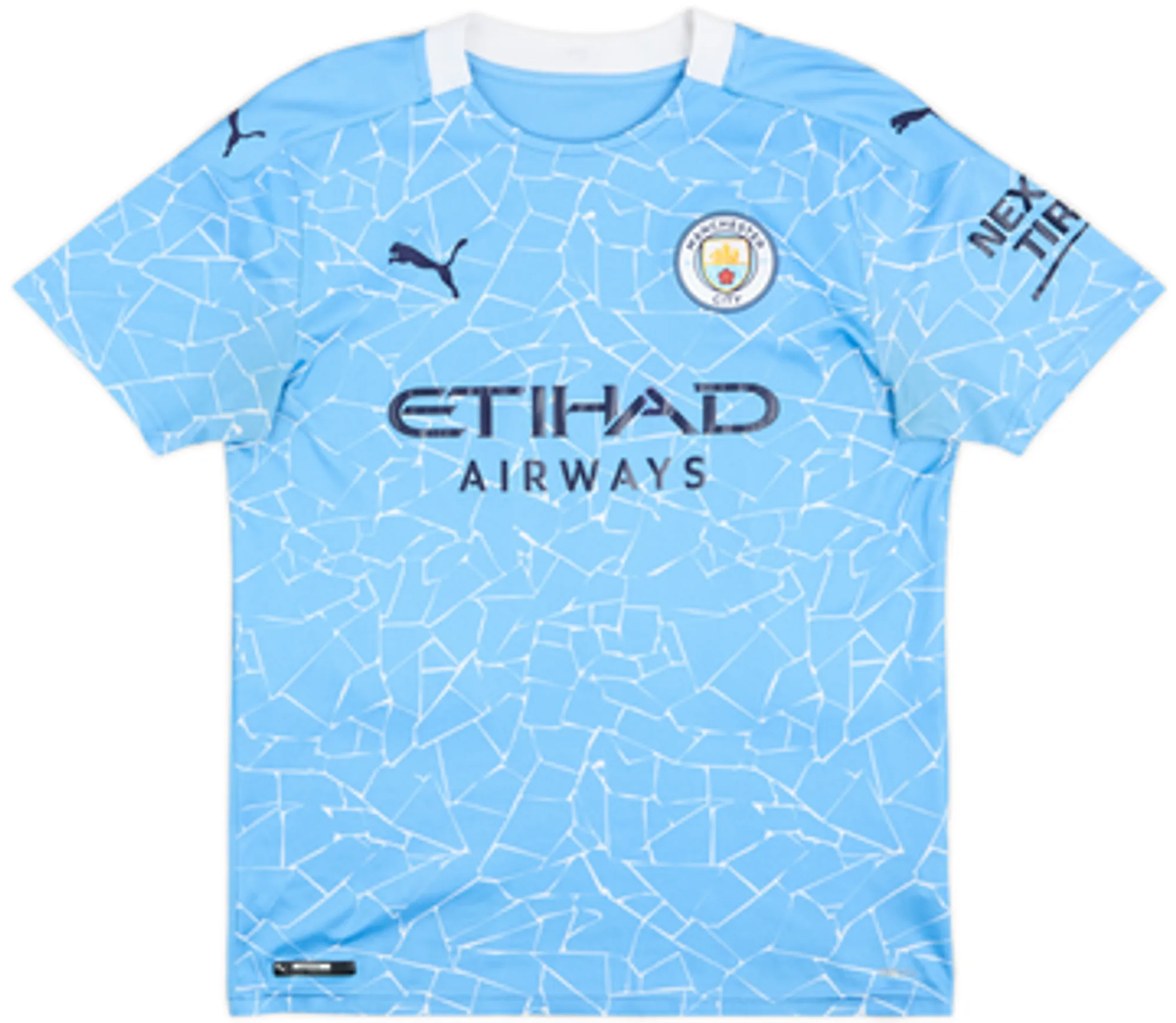 2020-21 Manchester City Home Shirt Kun Aguero #10 - 5/10 - (M)