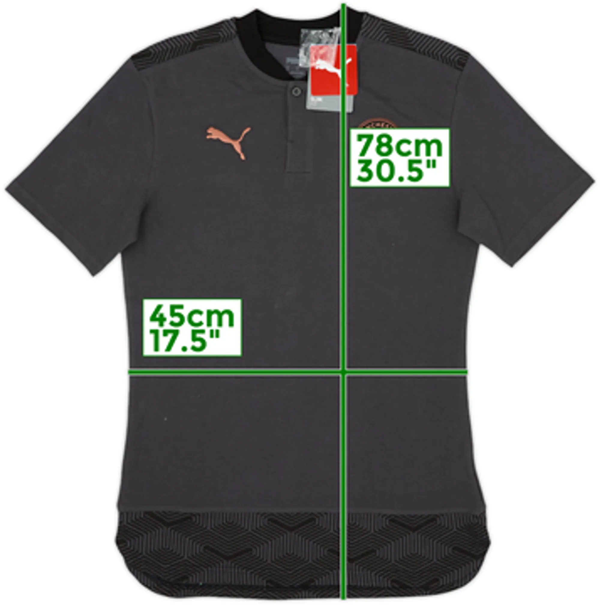 2020-21 Manchester City Puma Polo Shirt (M)