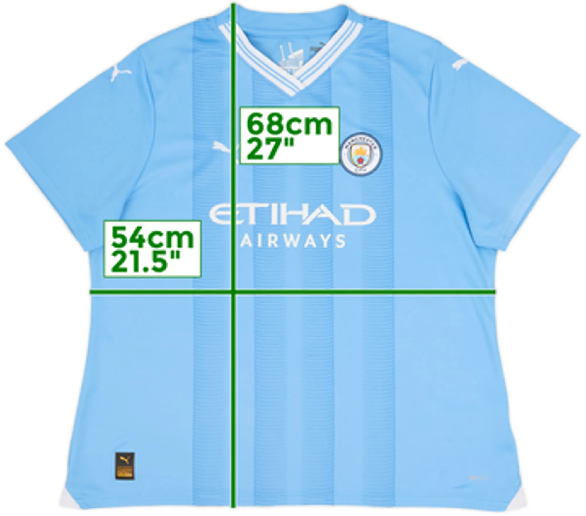 2023-24 Manchester City Home Shirt - 9/10 - (Women's XL)