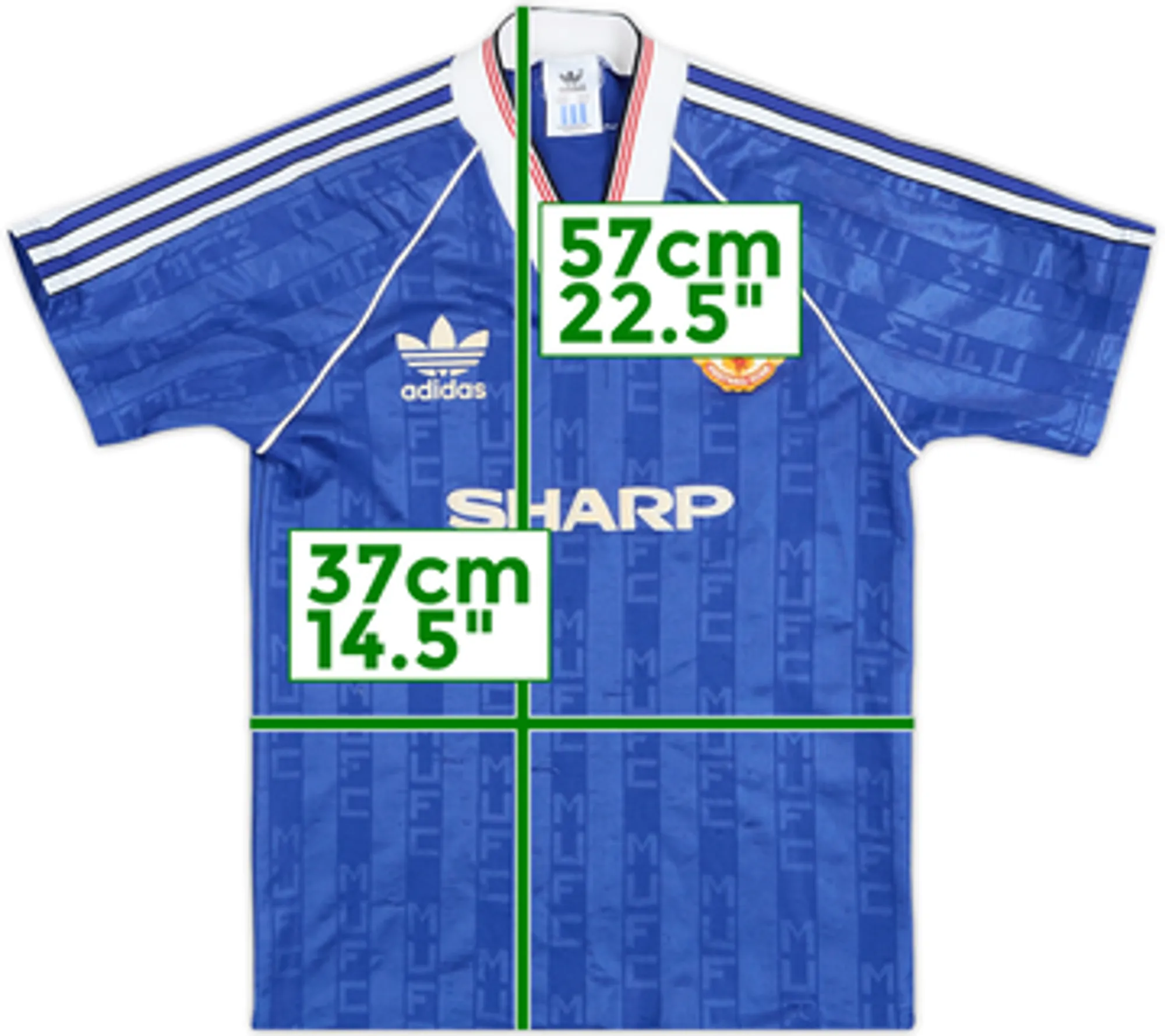 1988-90 Manchester United Third Shirt - 5/10 - (L.Boys)